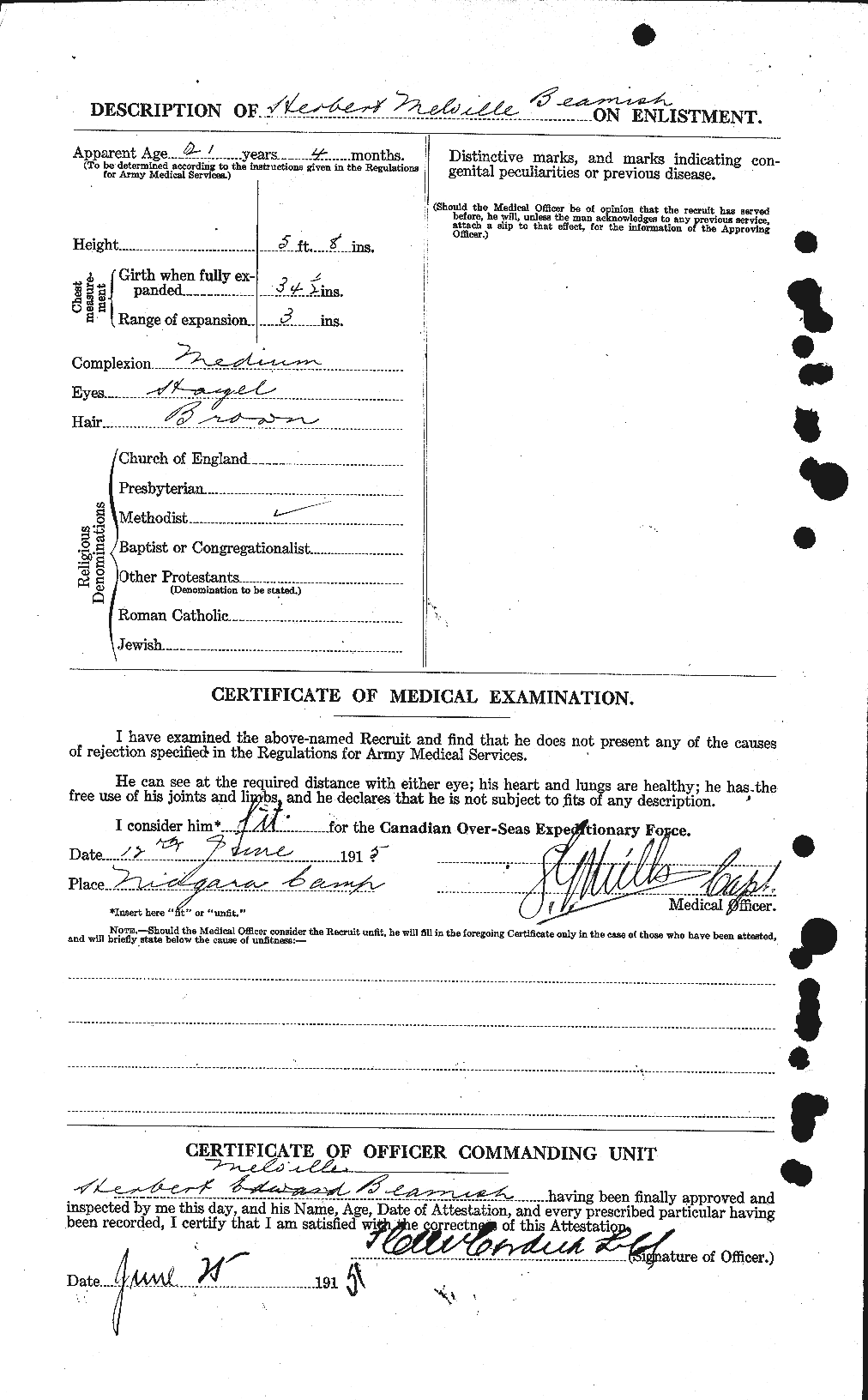 Personnel Records of the First World War - CEF 235457b