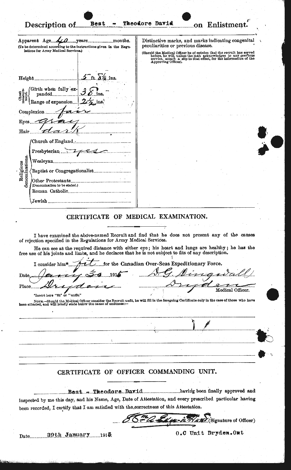 Personnel Records of the First World War - CEF 236878b