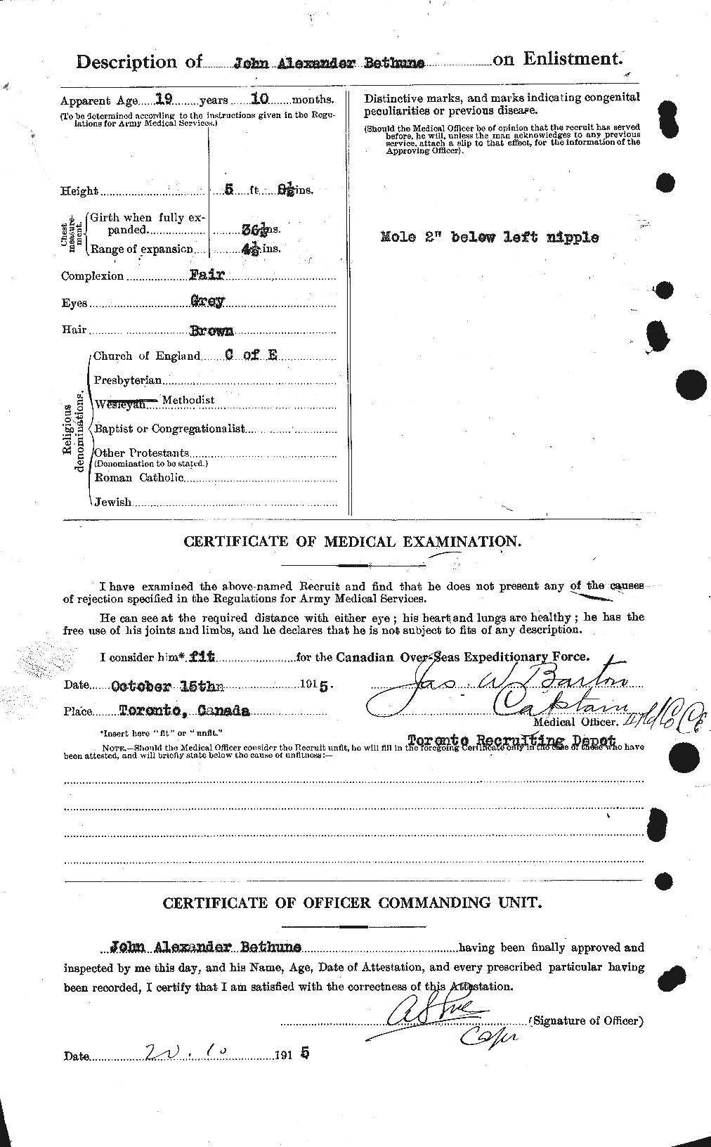 Personnel Records of the First World War - CEF 237024b