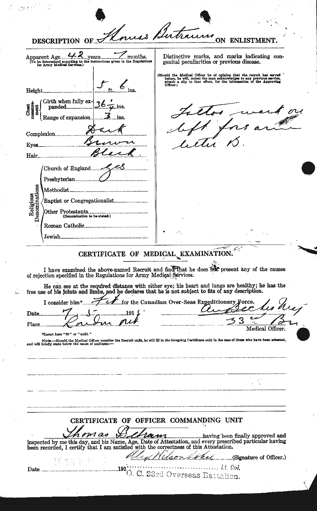 Personnel Records of the First World War - CEF 237064b