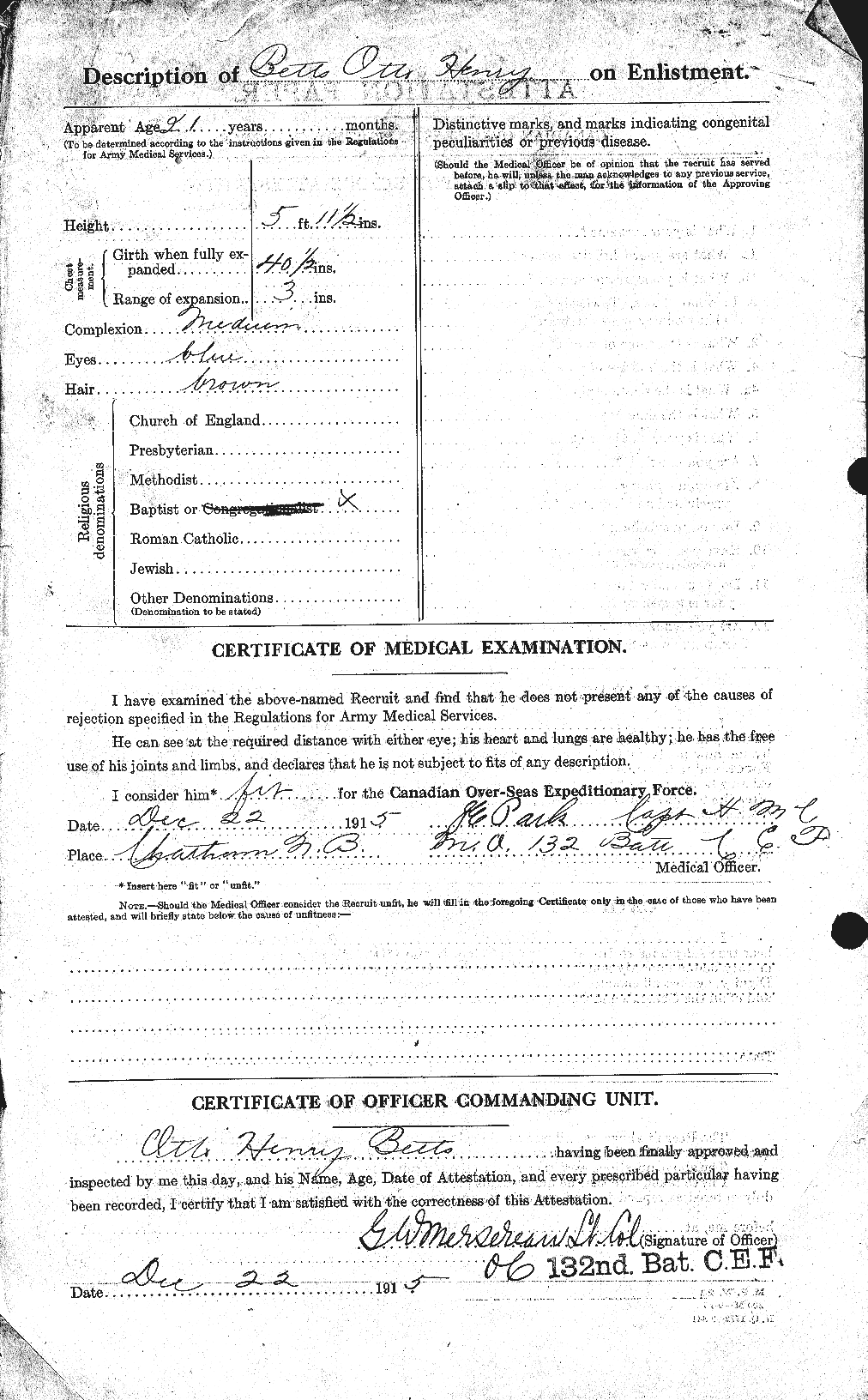 Personnel Records of the First World War - CEF 237187b