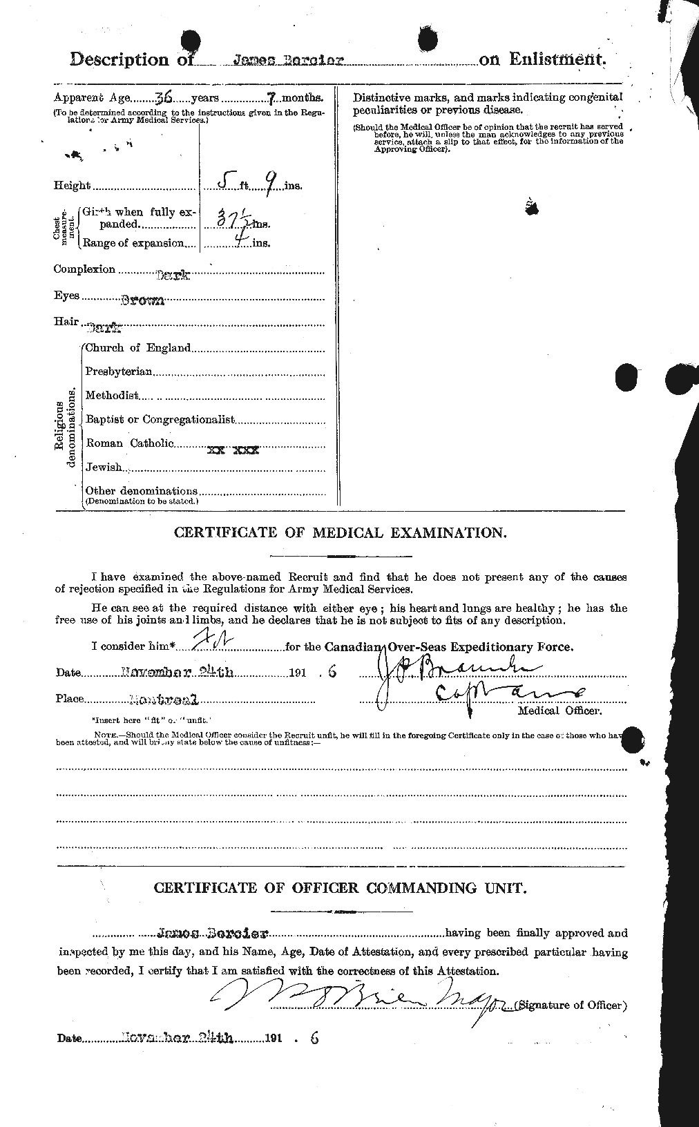 Personnel Records of the First World War - CEF 237701b