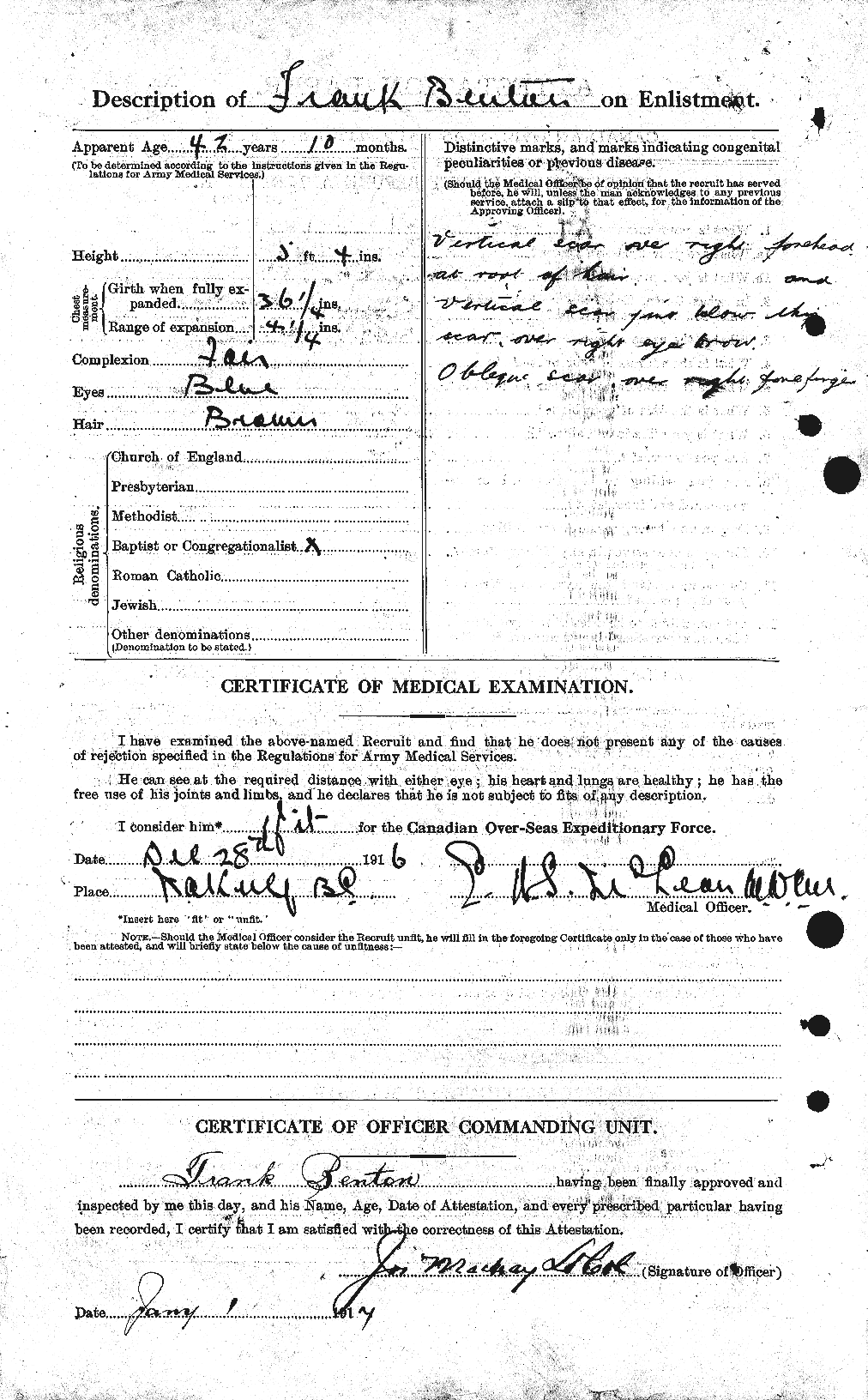 Personnel Records of the First World War - CEF 237810b