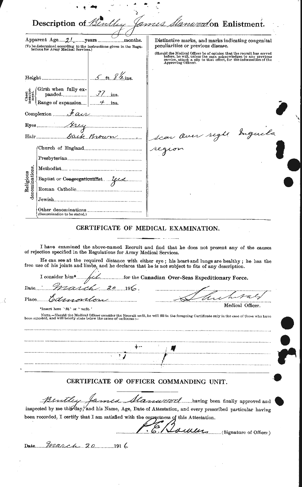 Personnel Records of the First World War - CEF 237888b