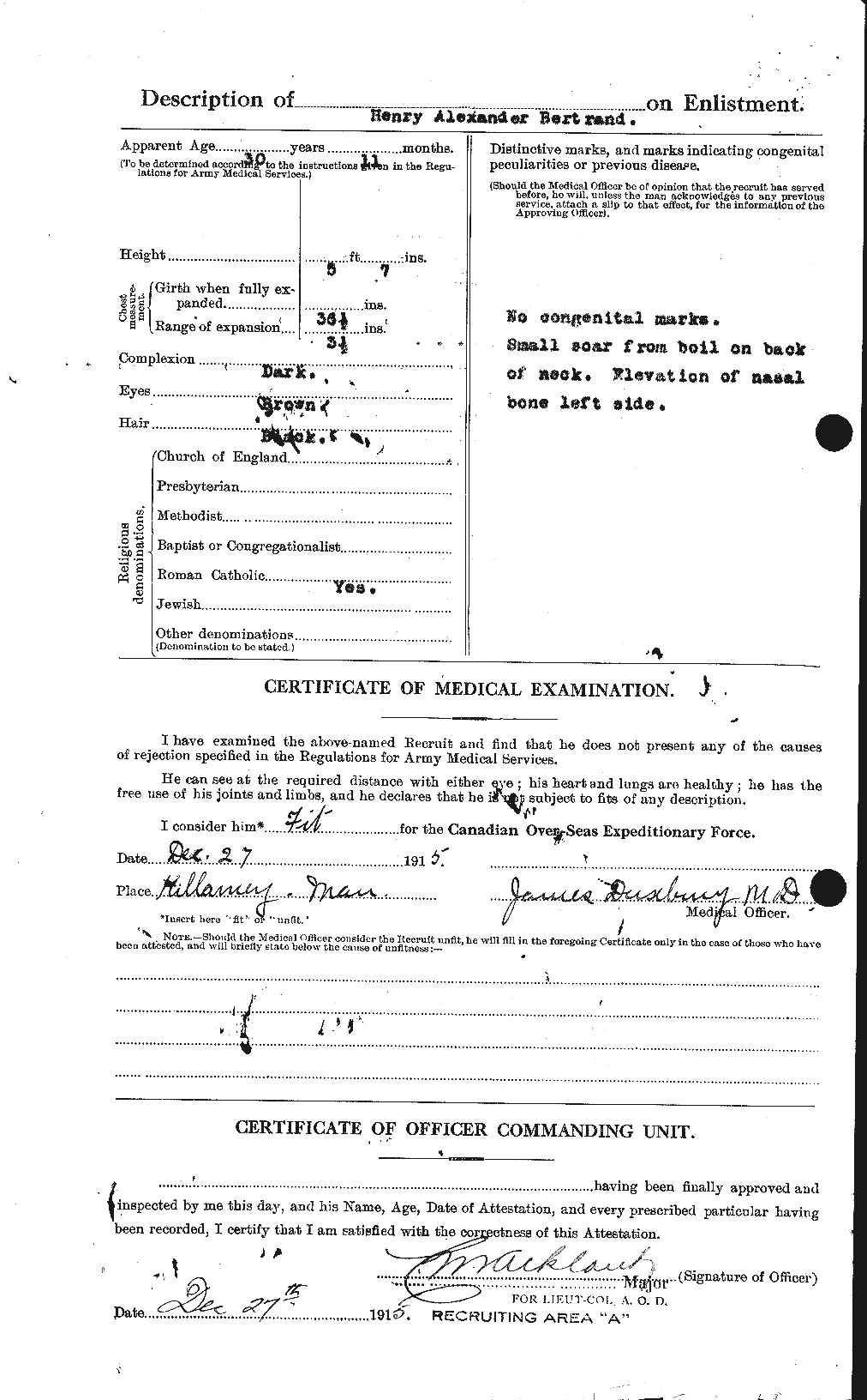 Personnel Records of the First World War - CEF 238779b