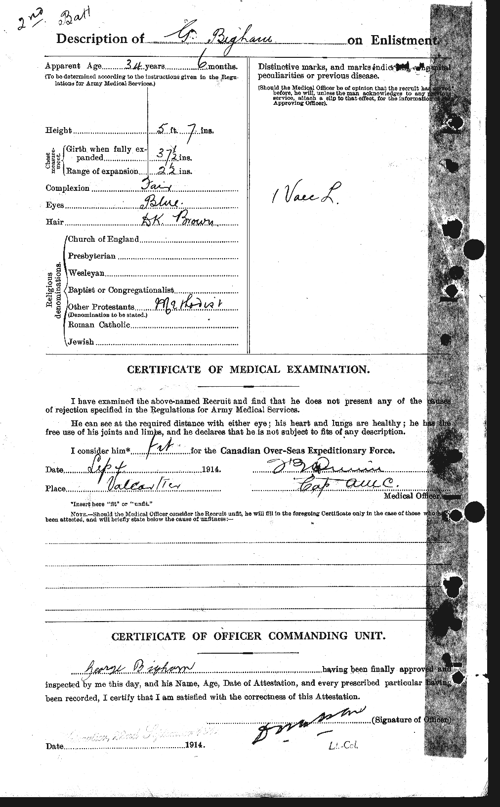 Personnel Records of the First World War - CEF 239141b
