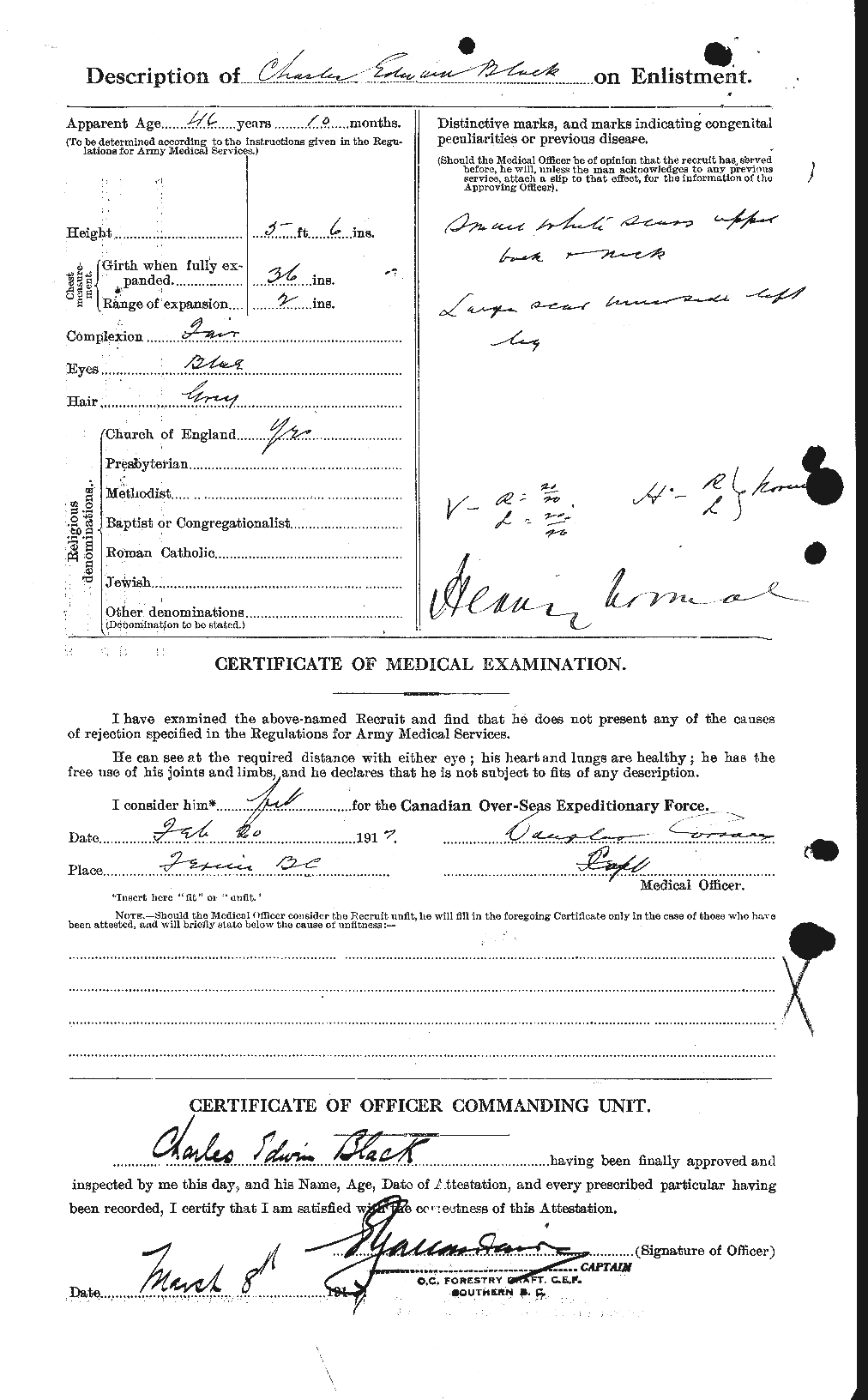 Personnel Records of the First World War - CEF 241238b