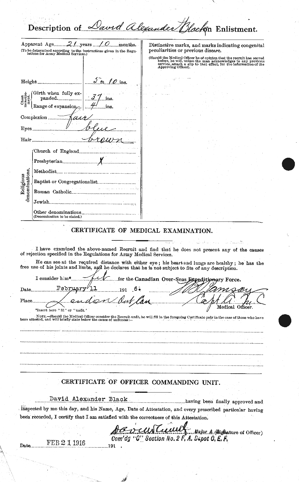 Personnel Records of the First World War - CEF 241277b
