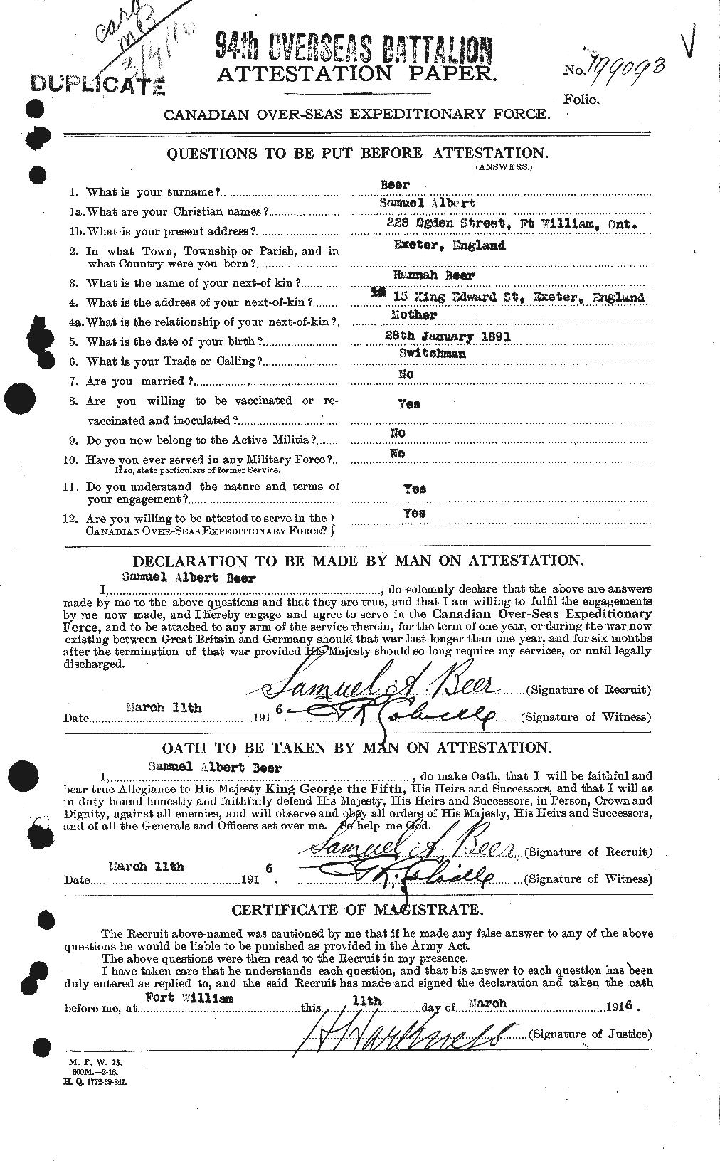 Personnel Records of the First World War - CEF 241568a