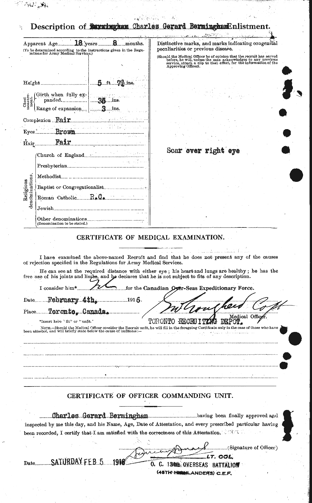 Personnel Records of the First World War - CEF 241891b