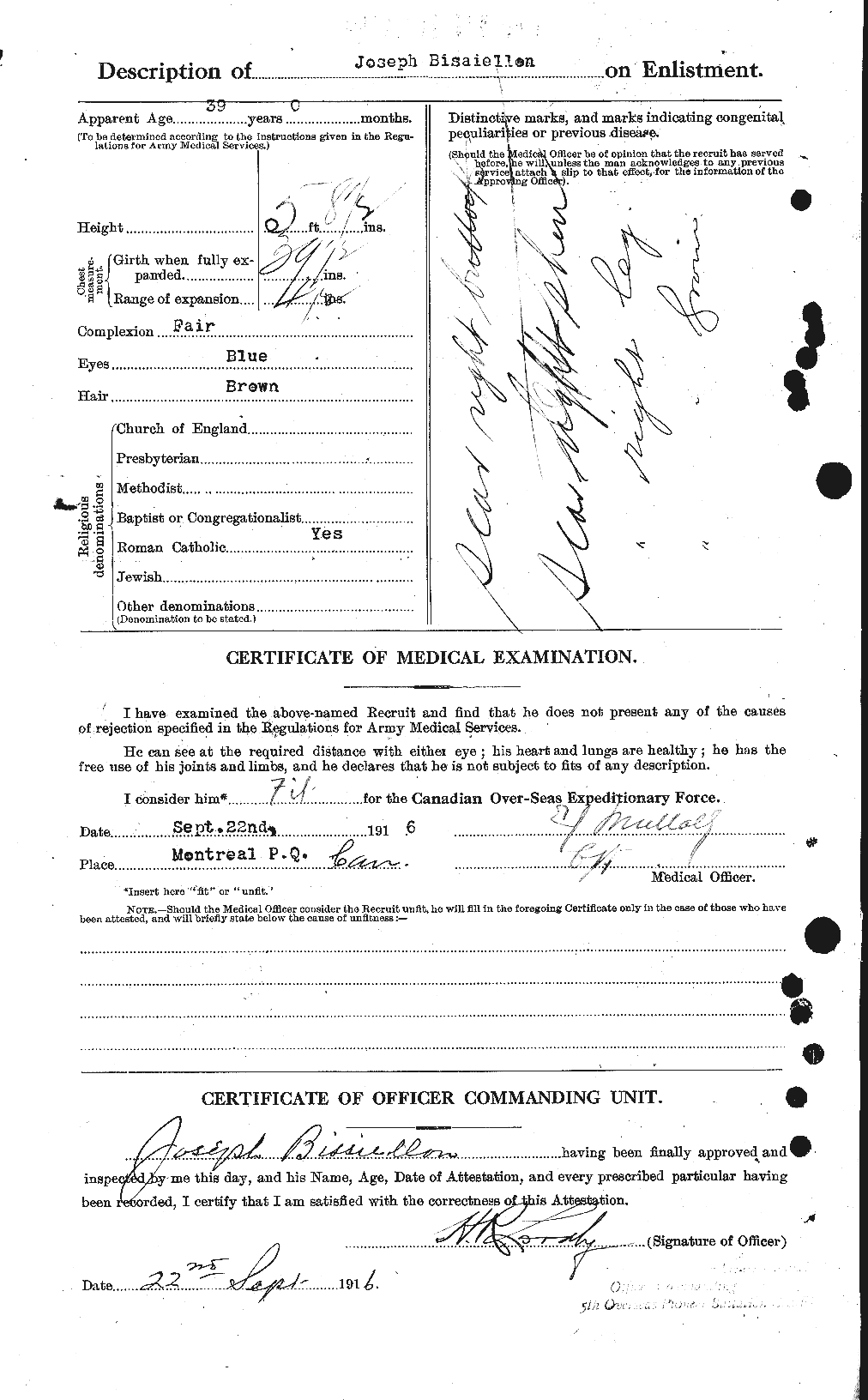 Personnel Records of the First World War - CEF 244107b