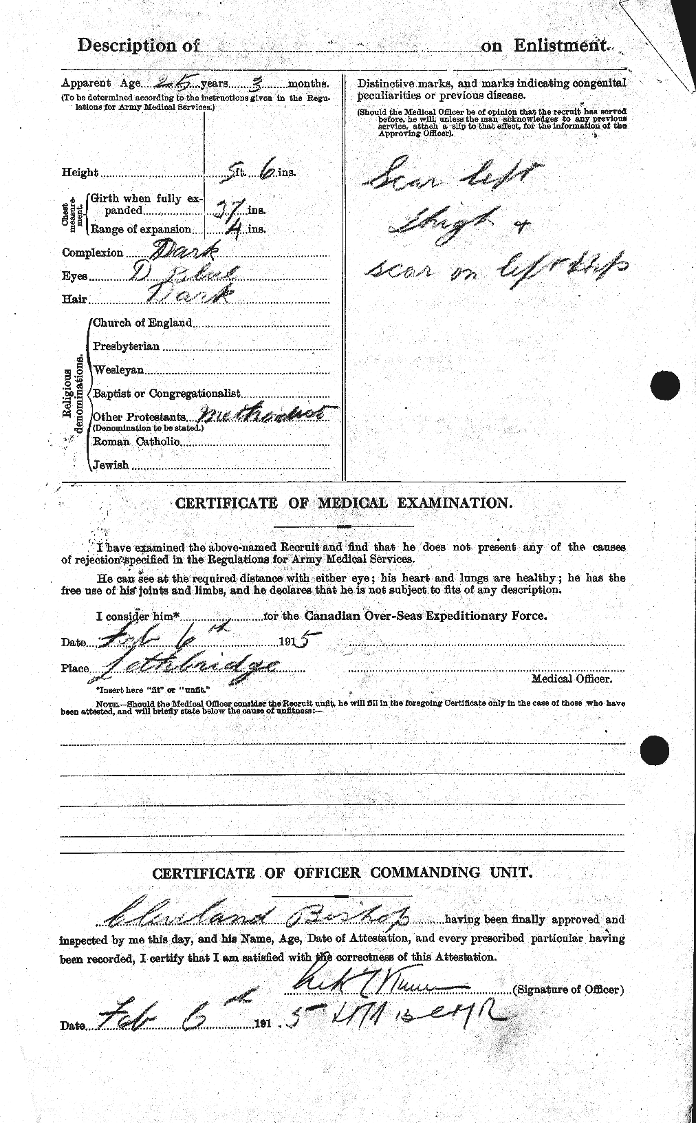 Personnel Records of the First World War - CEF 244205b