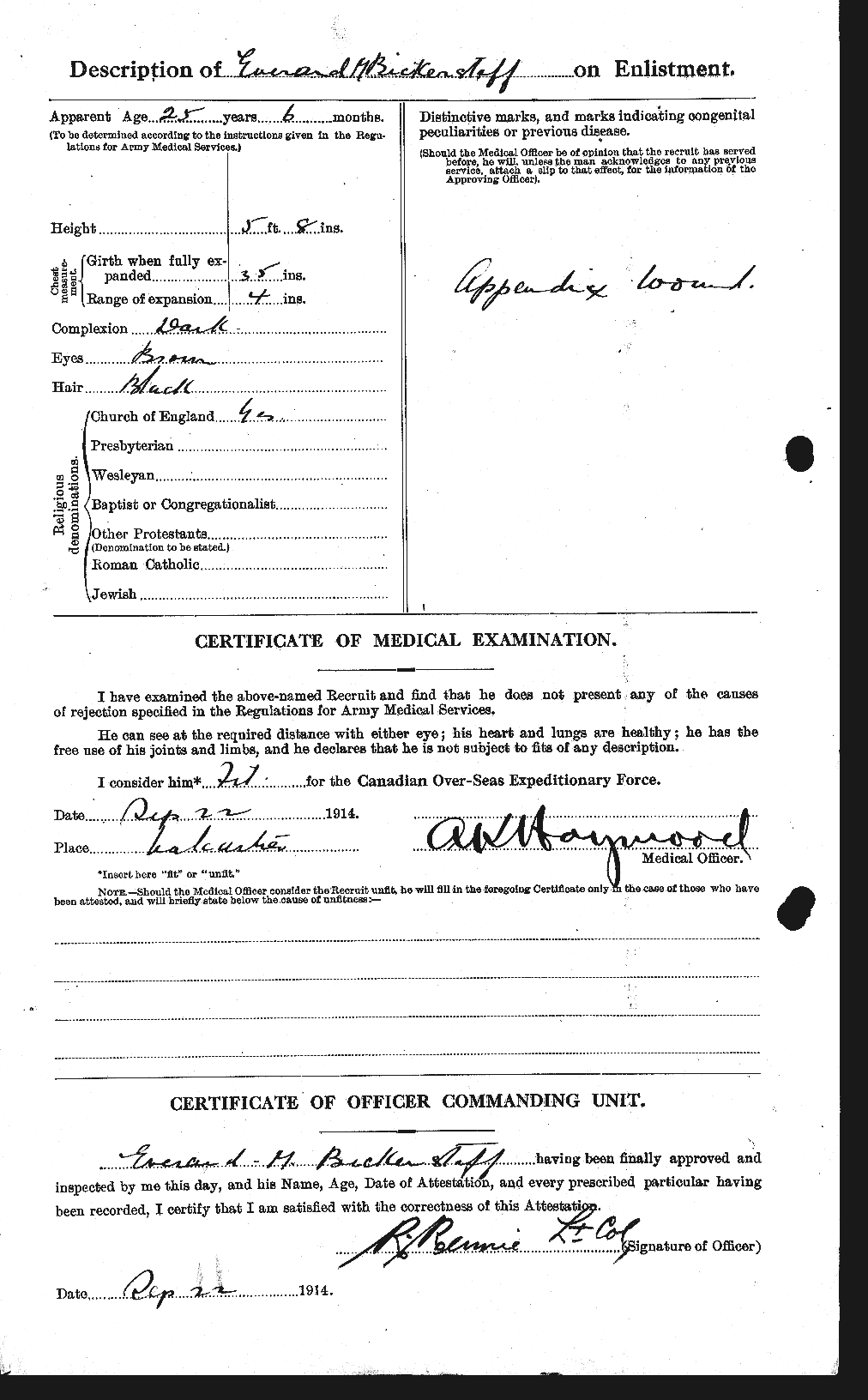Personnel Records of the First World War - CEF 244956b