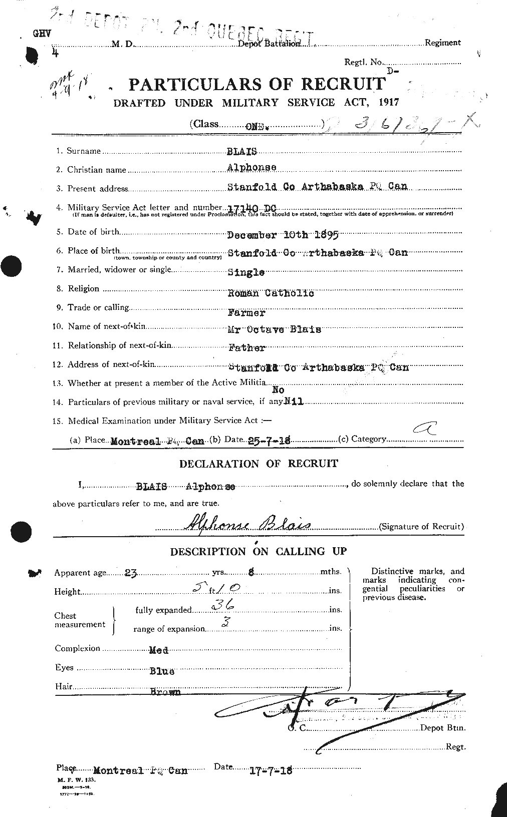 Personnel Records of the First World War - CEF 245377a