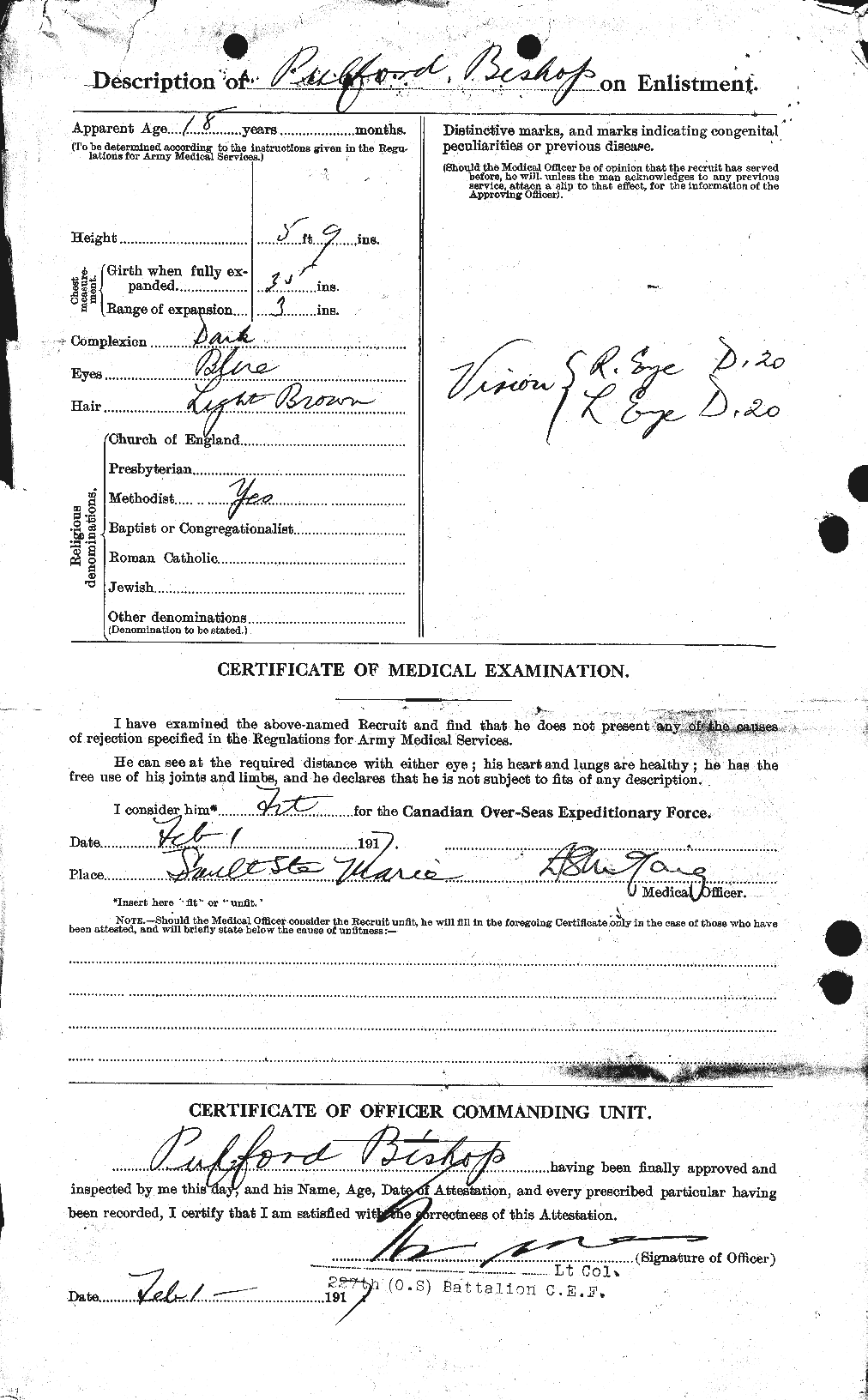 Personnel Records of the First World War - CEF 245574b