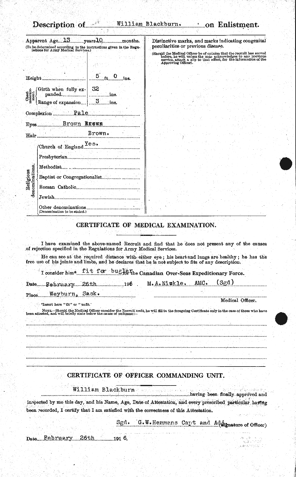 Personnel Records of the First World War - CEF 246427b