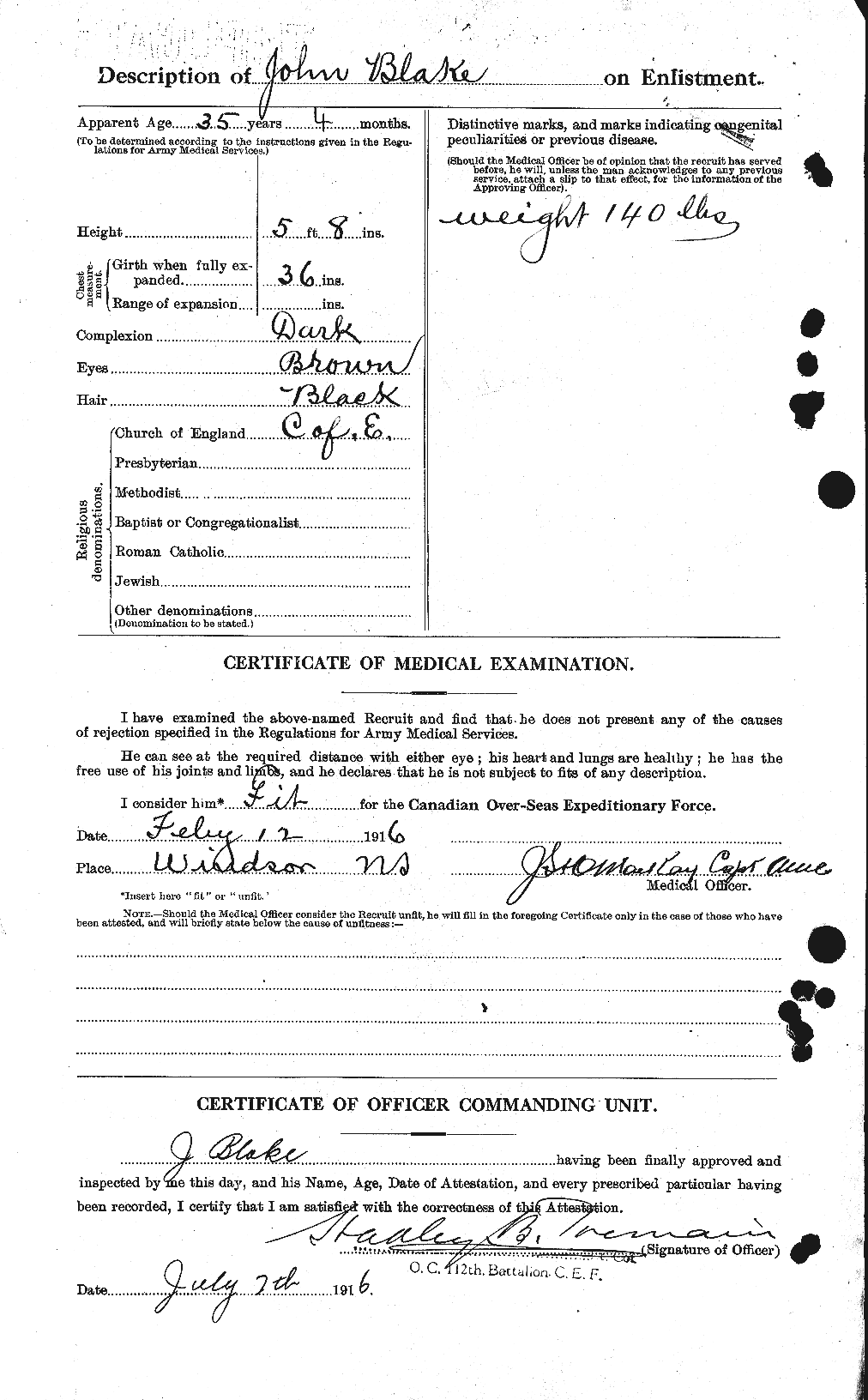 Personnel Records of the First World War - CEF 246548b