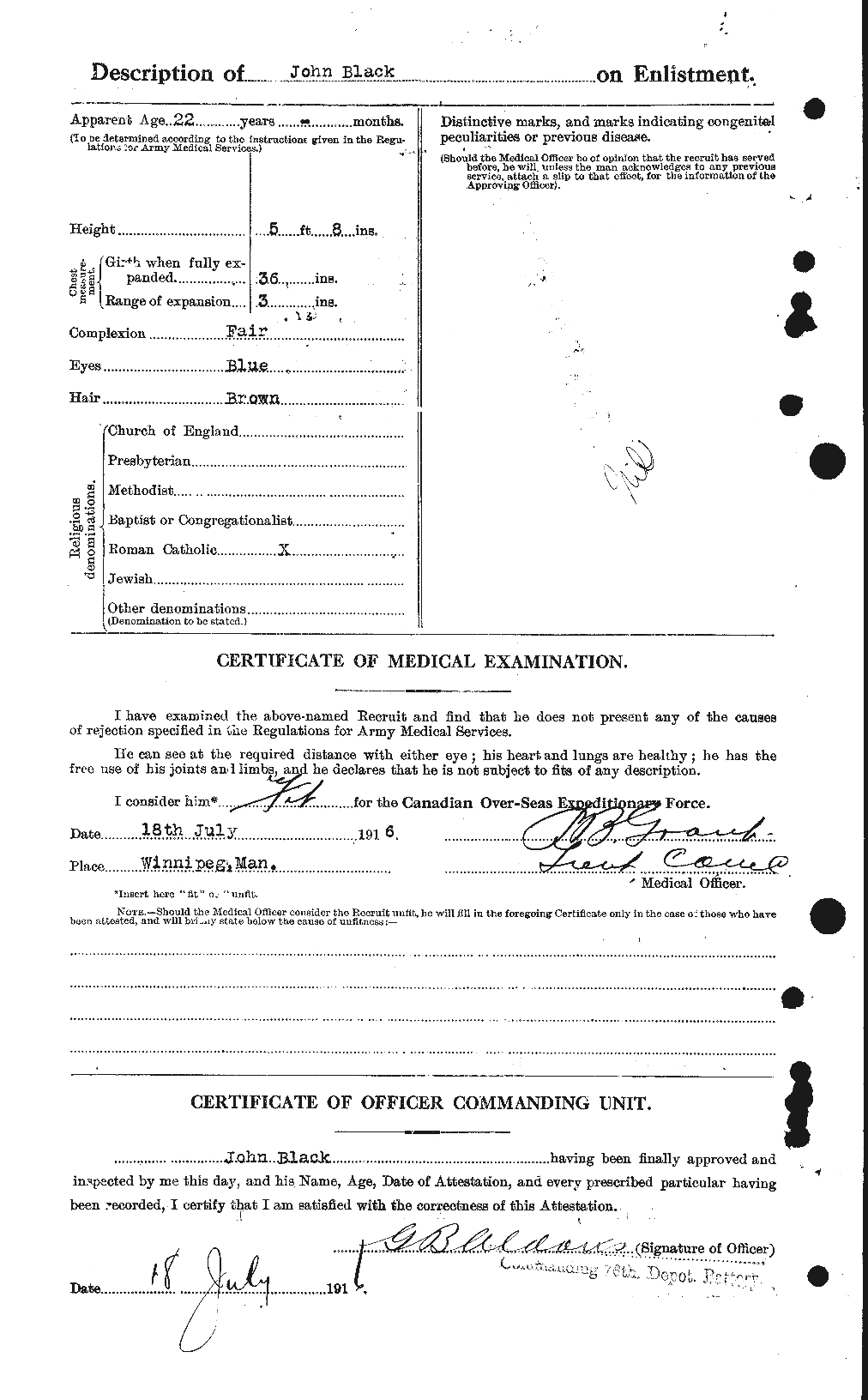 Personnel Records of the First World War - CEF 246899b