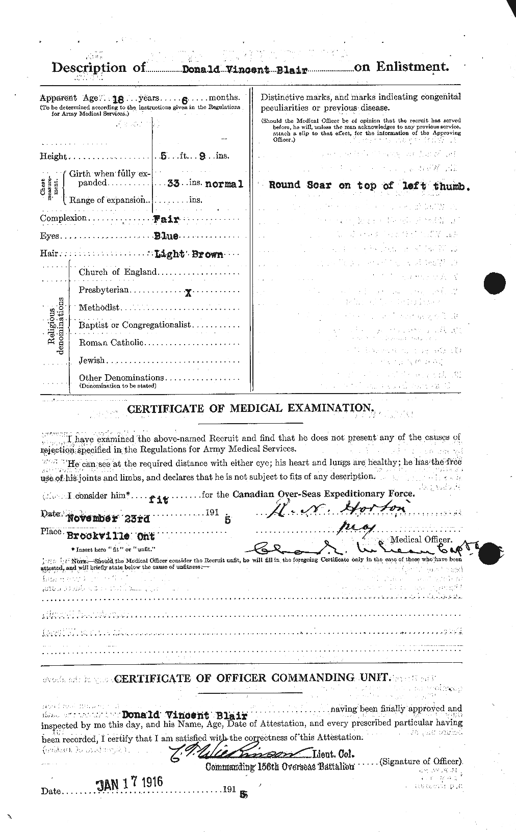 Personnel Records of the First World War - CEF 247051b