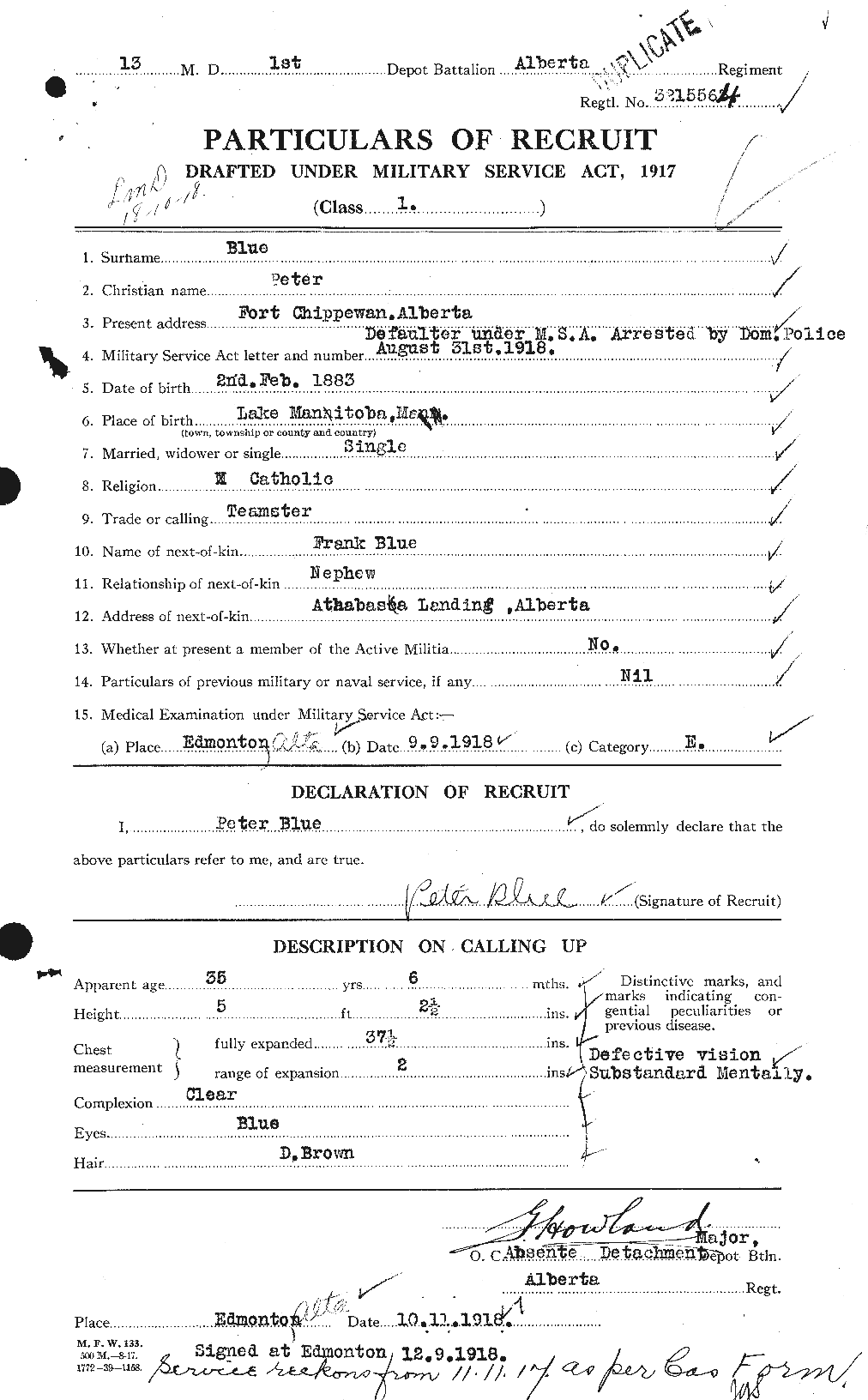 Personnel Records of the First World War - CEF 247150a