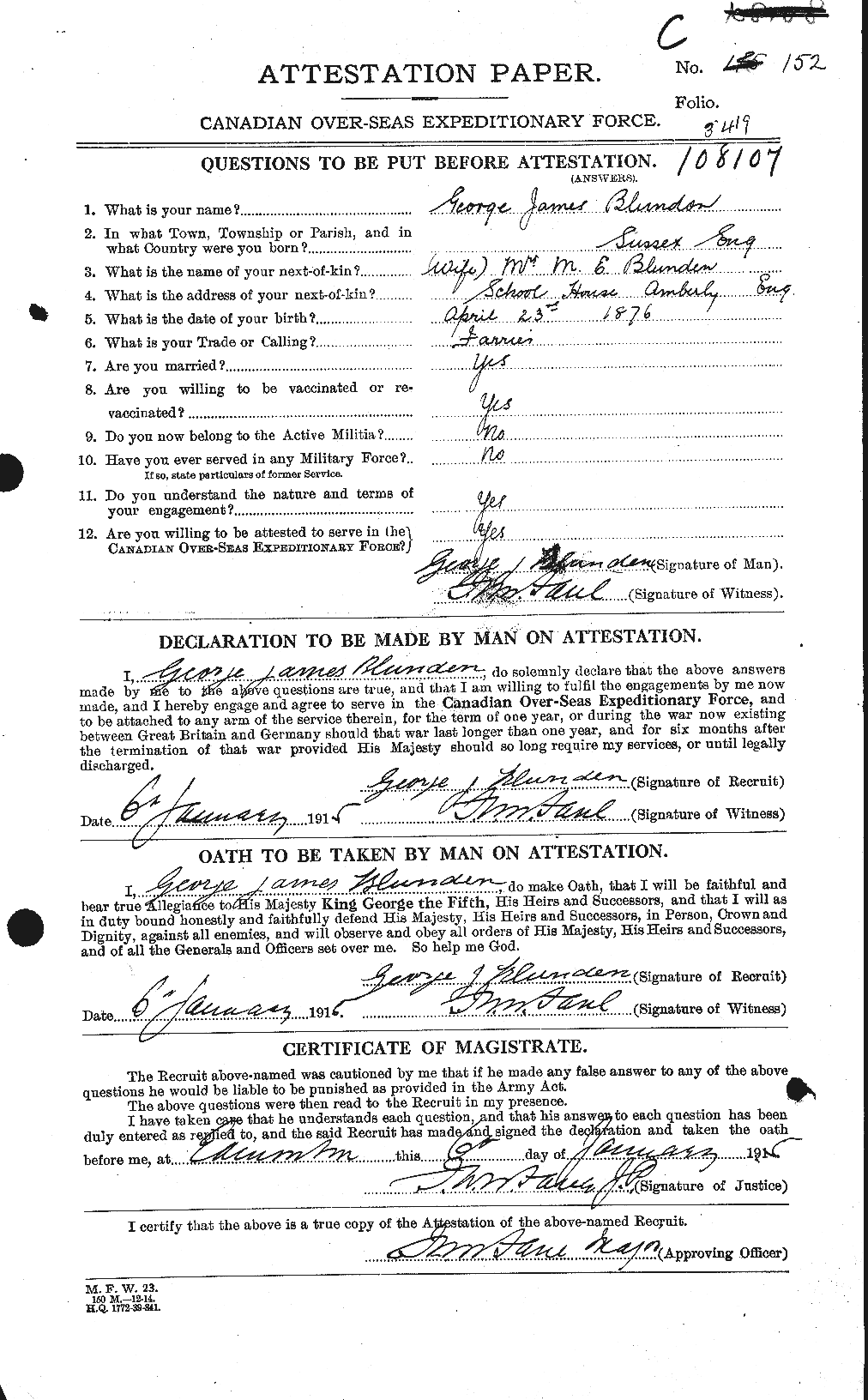 Personnel Records of the First World War - CEF 247227a