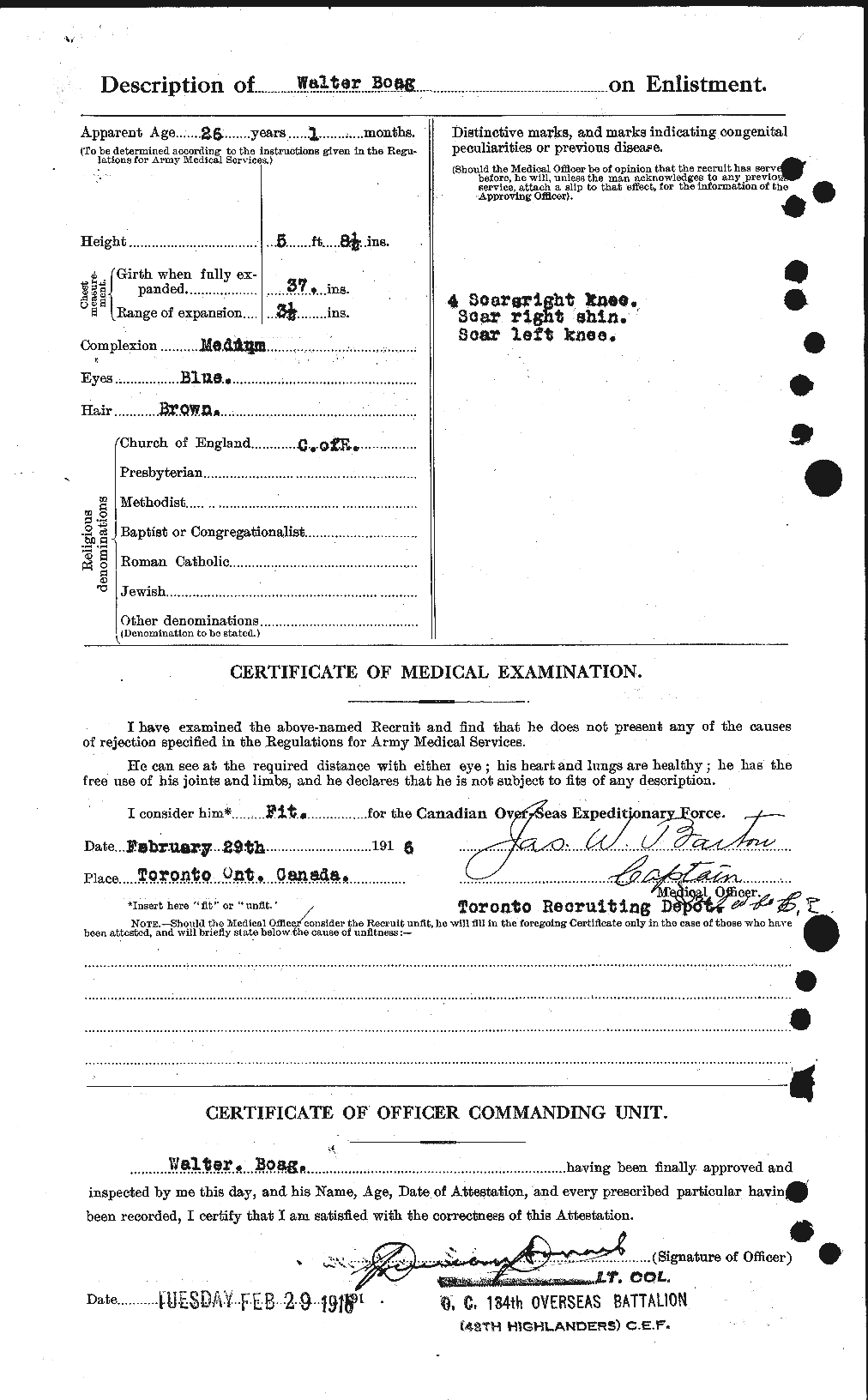 Personnel Records of the First World War - CEF 247333b