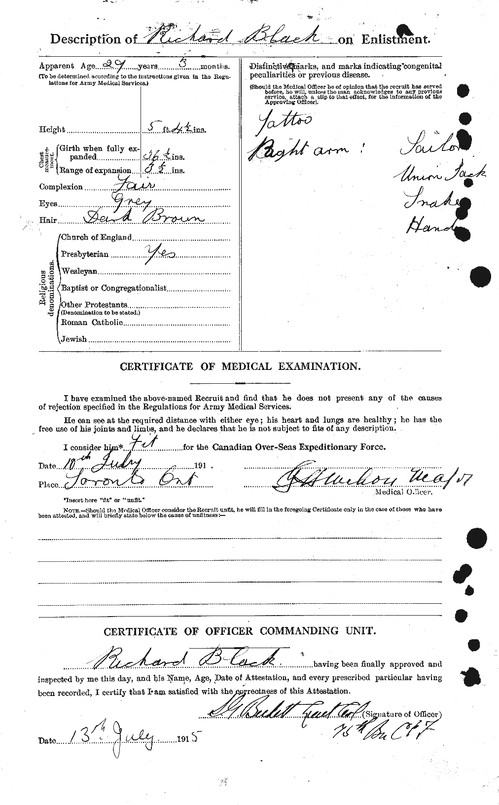 Personnel Records of the First World War - CEF 247563b
