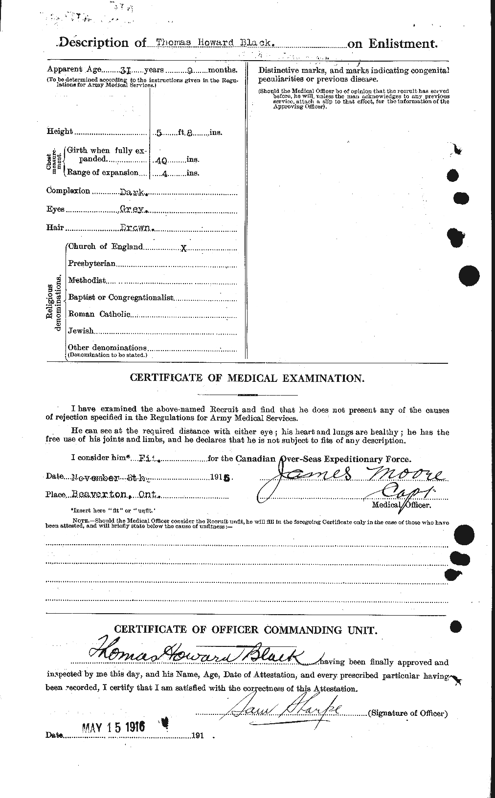 Personnel Records of the First World War - CEF 247634b