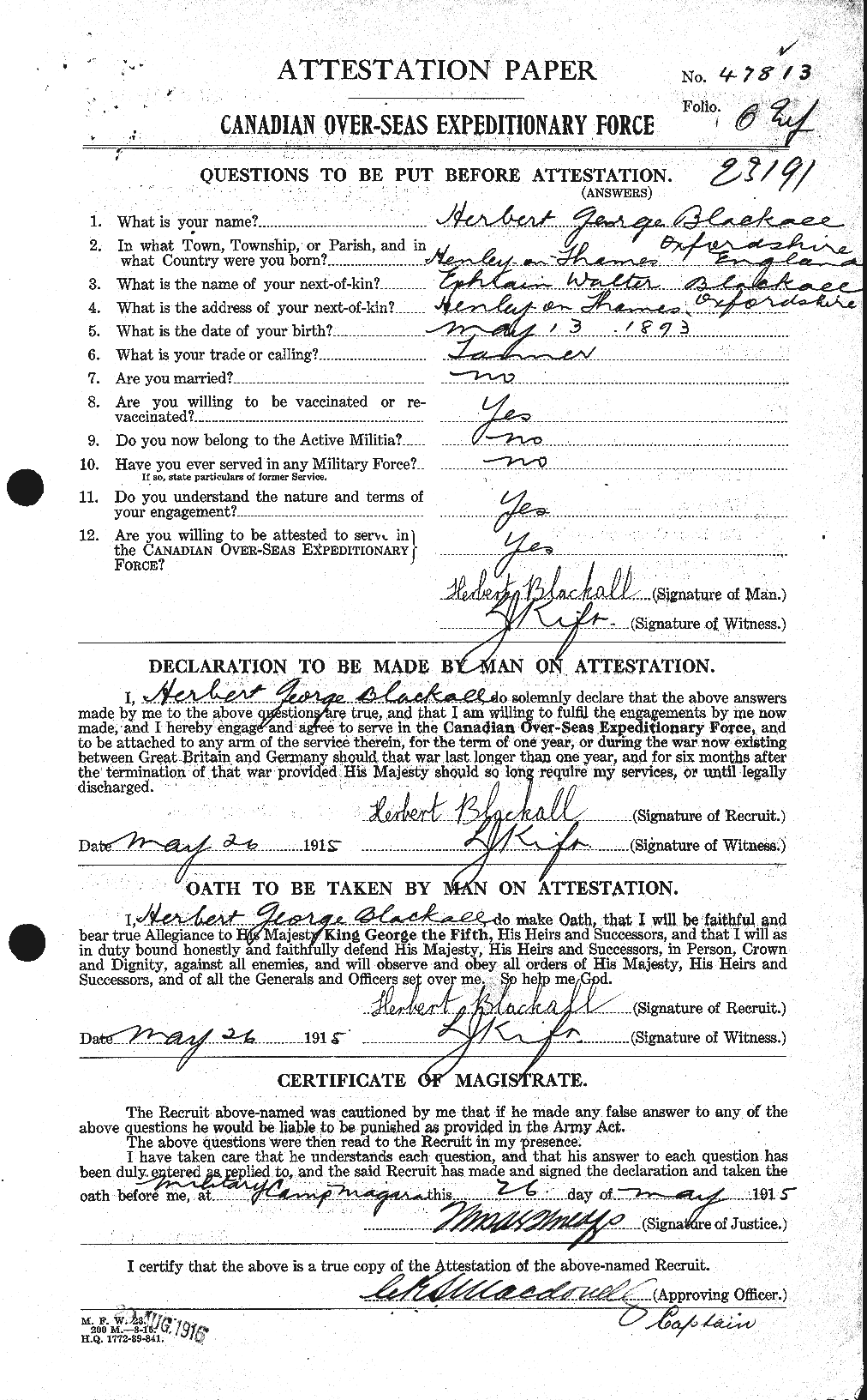 Personnel Records of the First World War - CEF 247732a