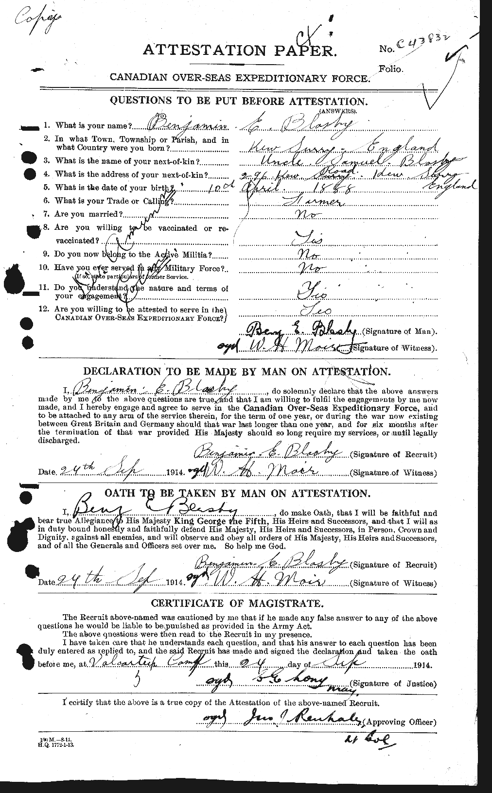 Personnel Records of the First World War - CEF 247776a