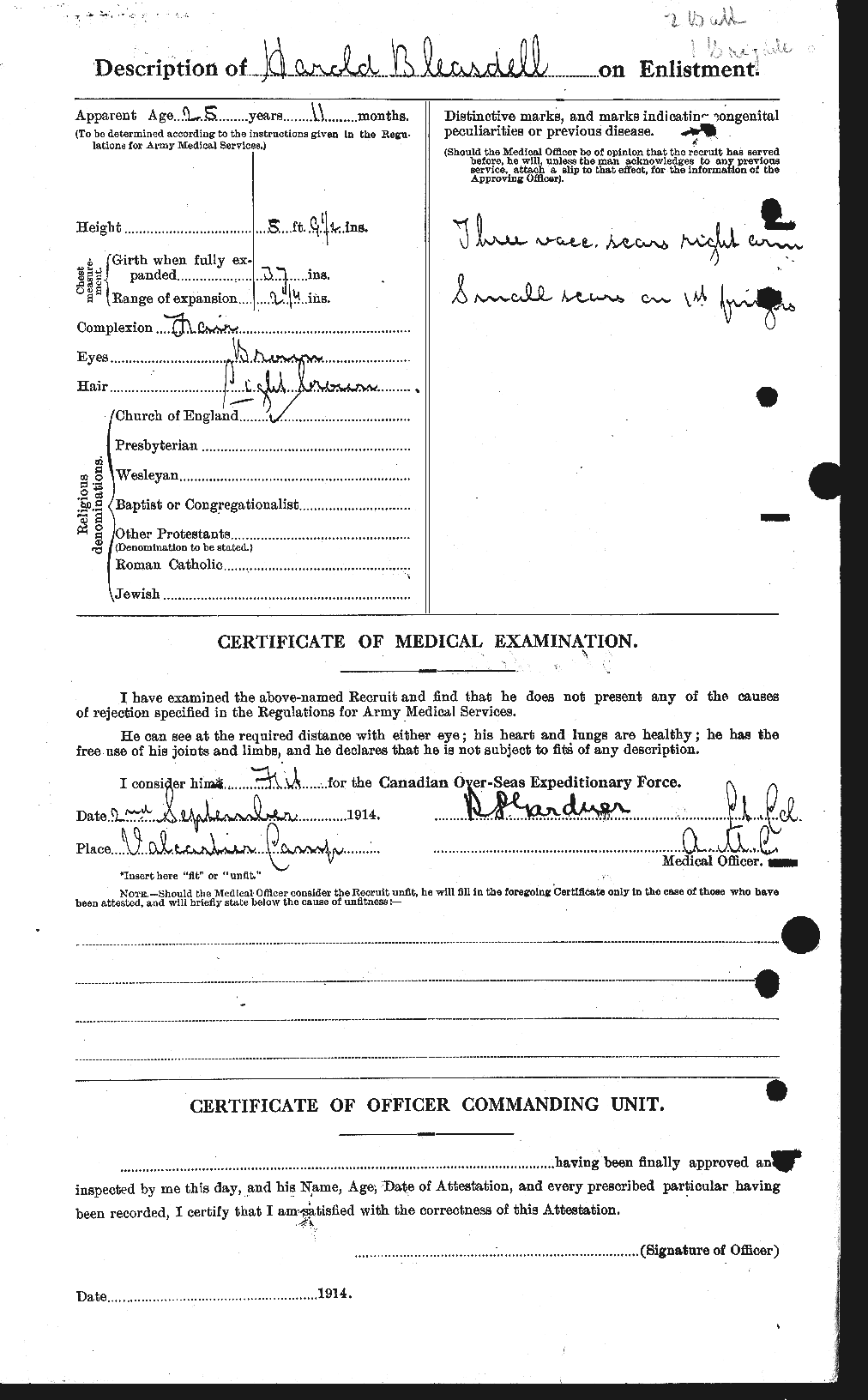 Personnel Records of the First World War - CEF 247919b