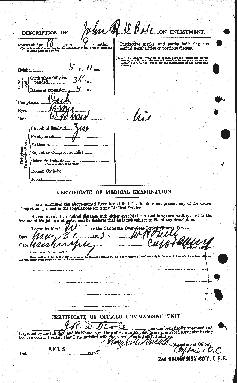Personnel Records of the First World War - CEF 249787b