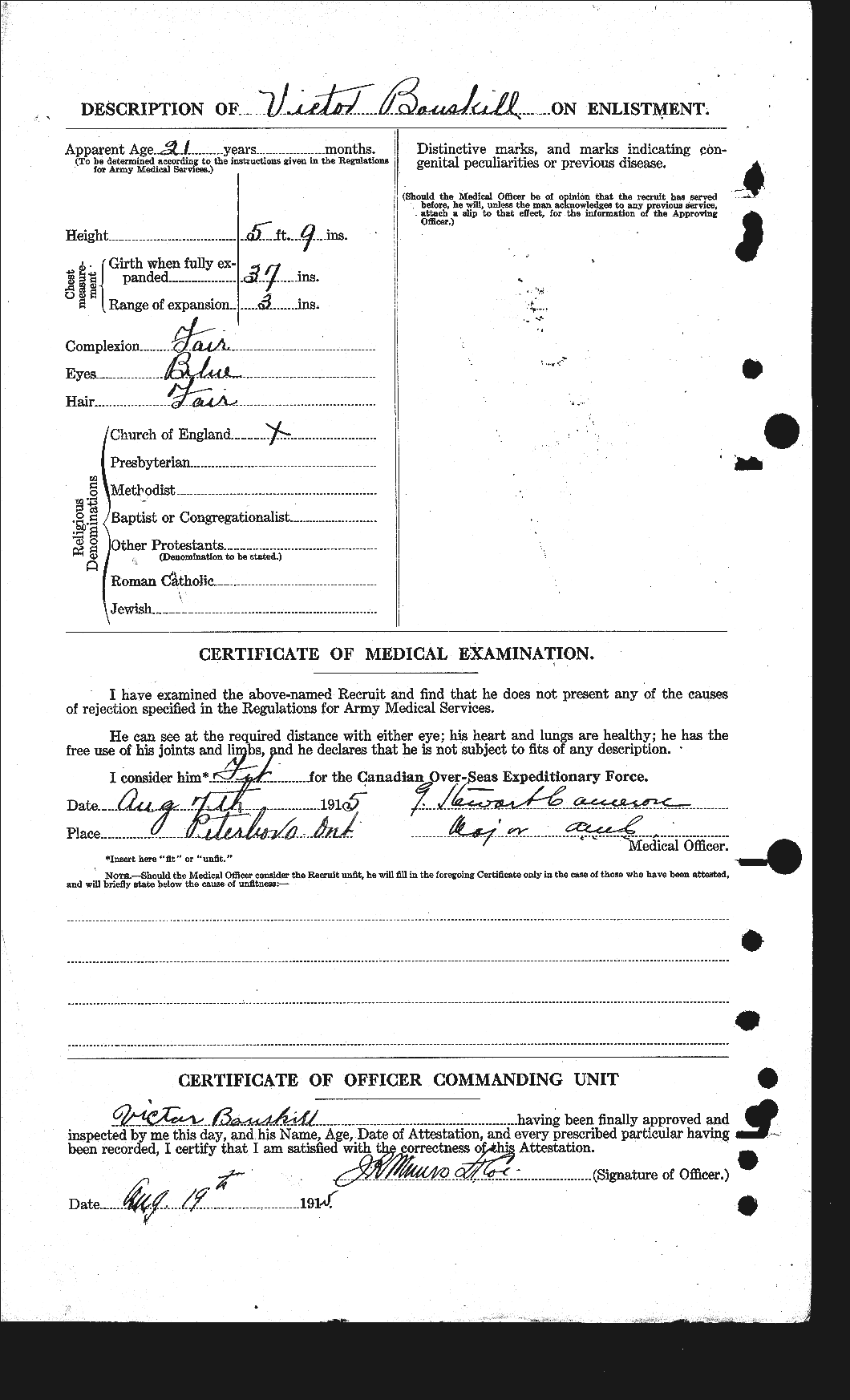 Personnel Records of the First World War - CEF 251595b