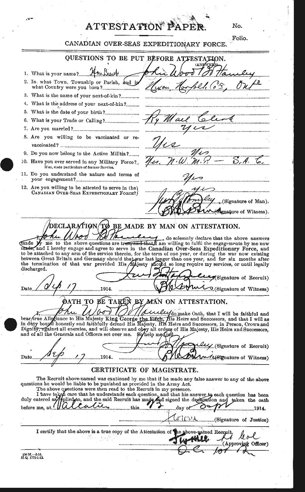 Personnel Records of the First World War - CEF 252129a