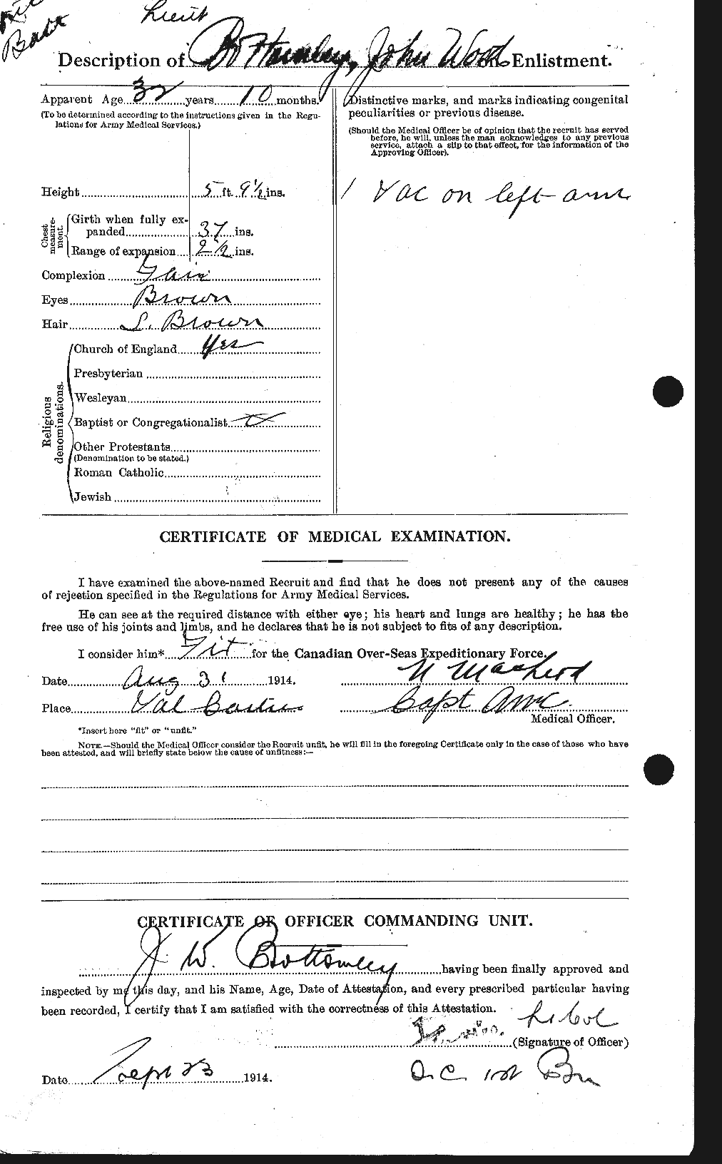 Personnel Records of the First World War - CEF 252129b