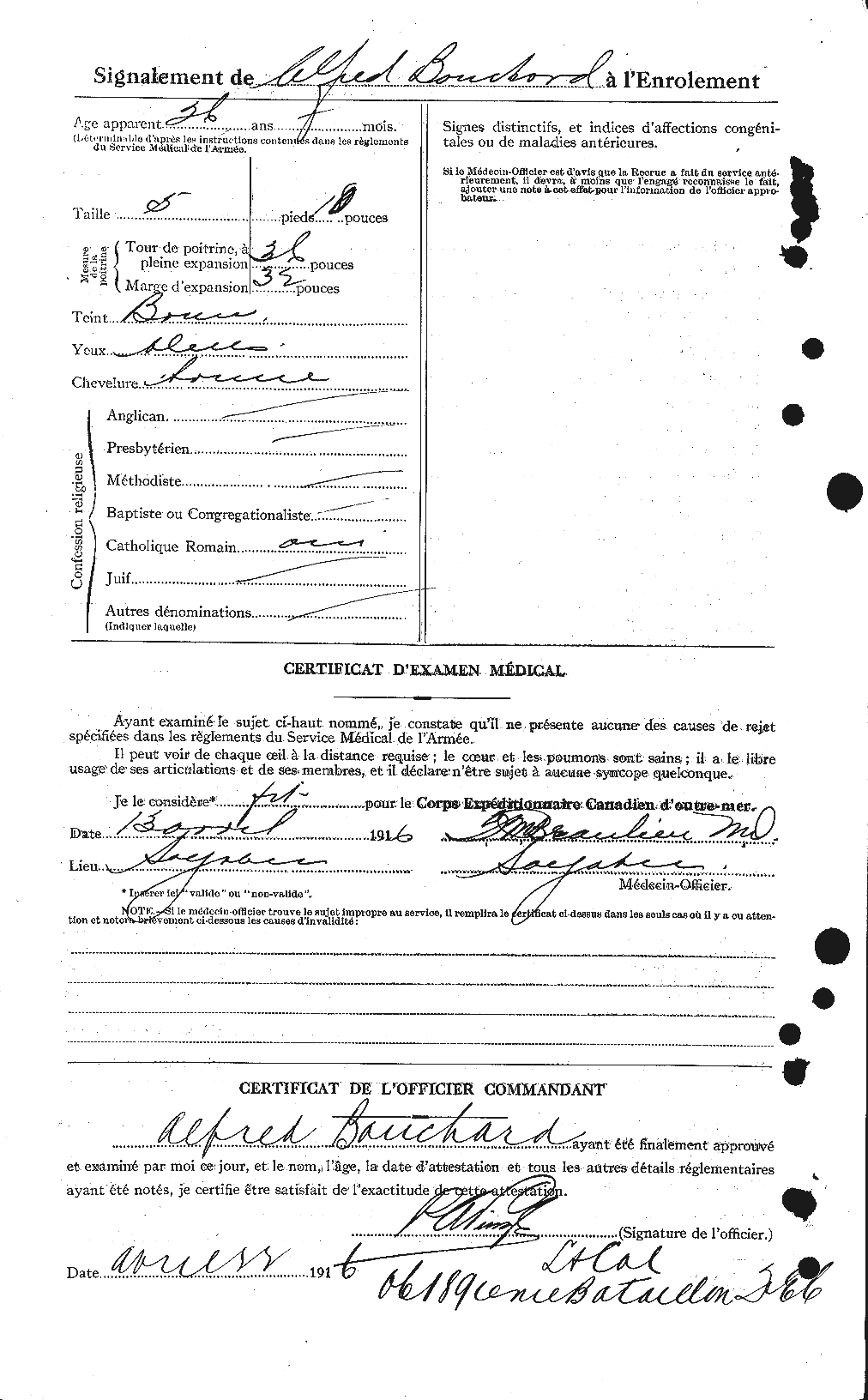 Personnel Records of the First World War - CEF 252183b