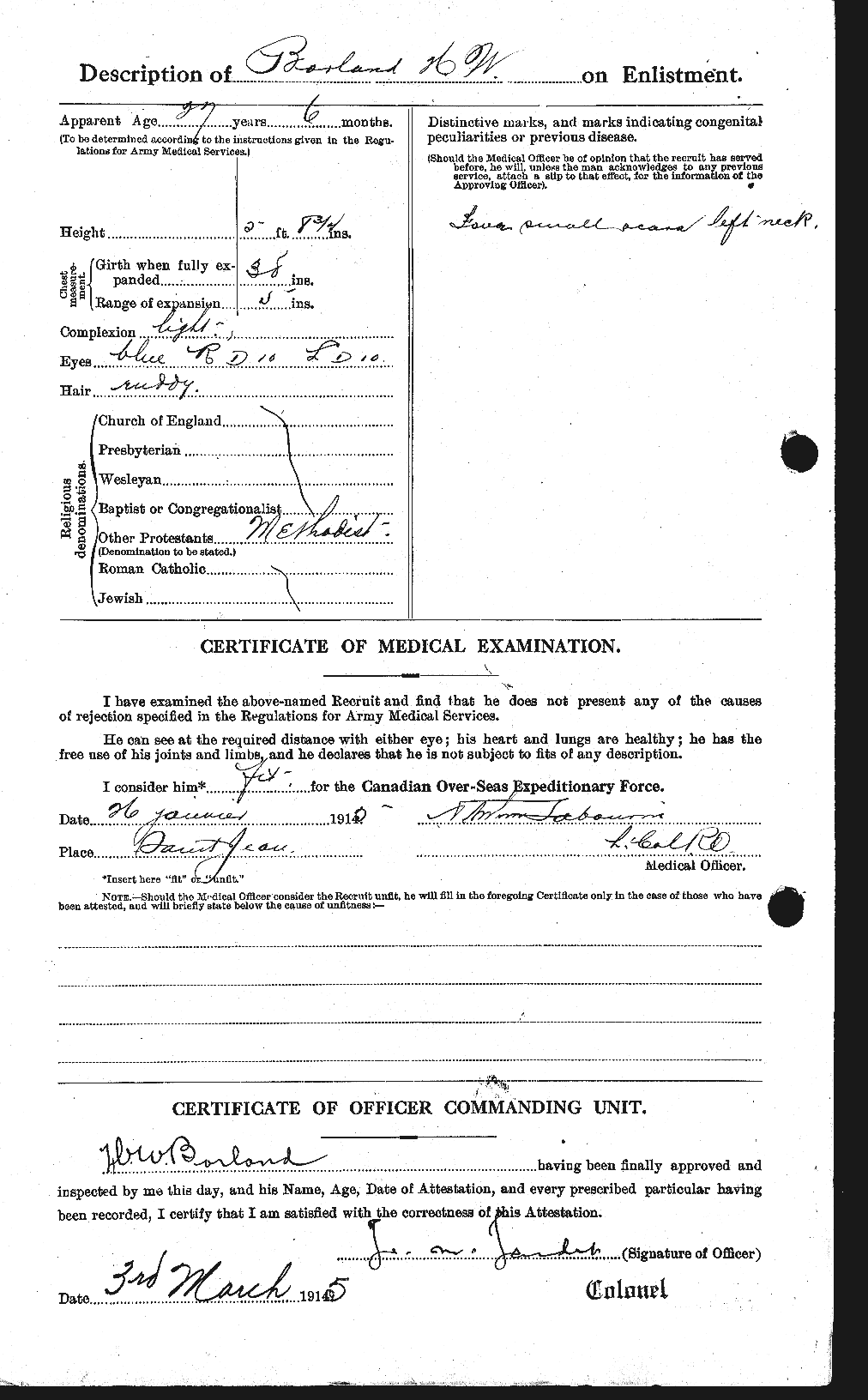 Personnel Records of the First World War - CEF 252437b