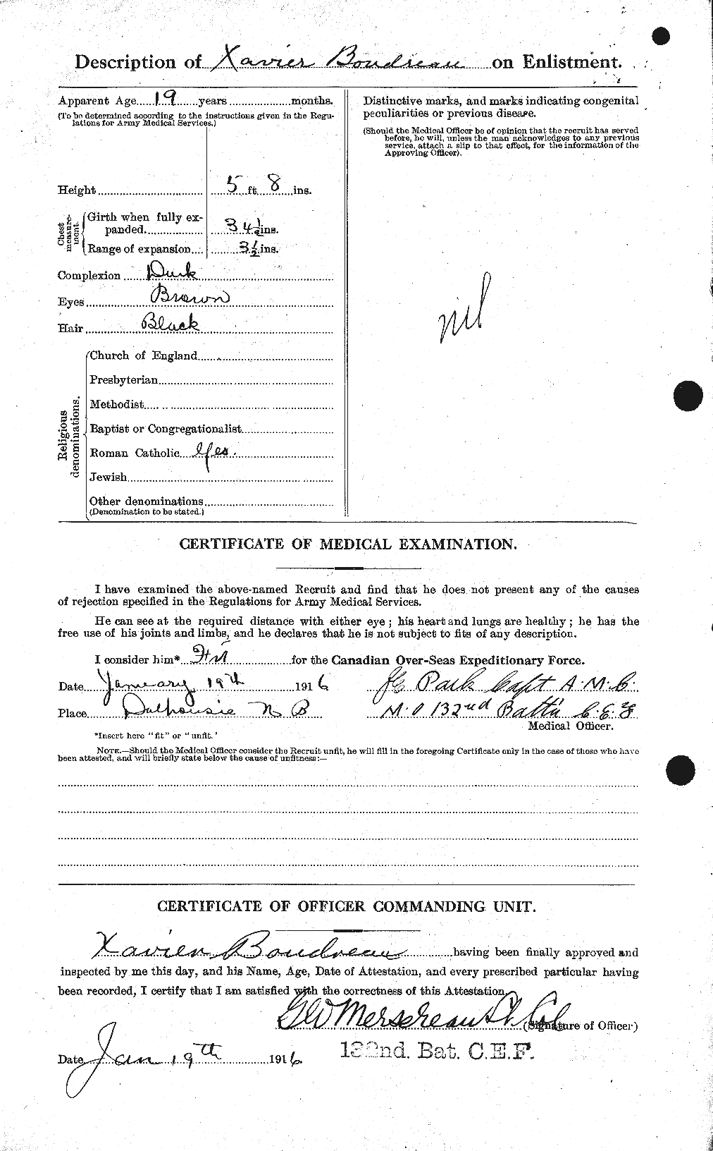 Personnel Records of the First World War - CEF 252579b