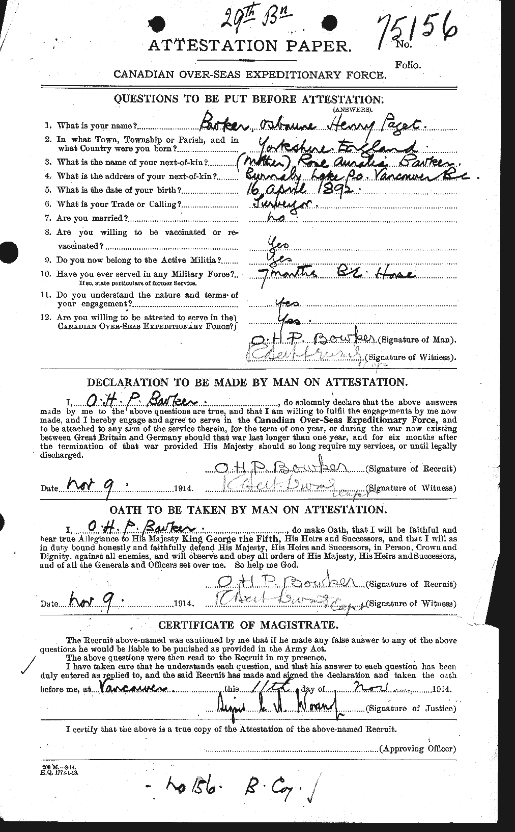 Personnel Records of the First World War - CEF 253771a