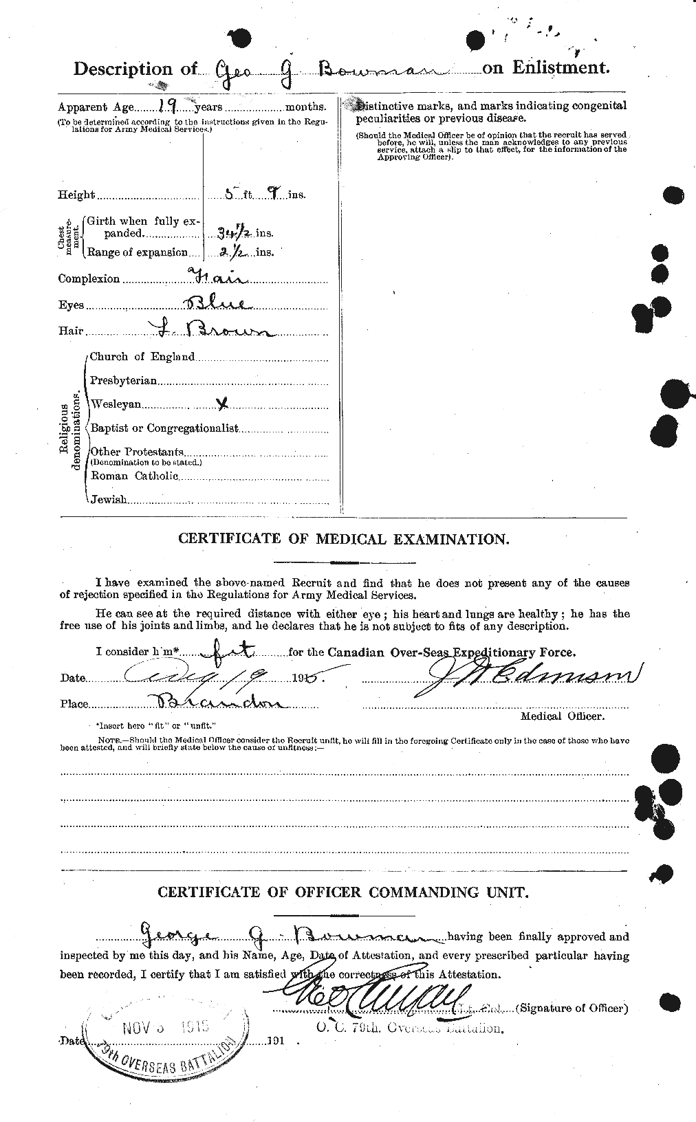 Personnel Records of the First World War - CEF 255059b