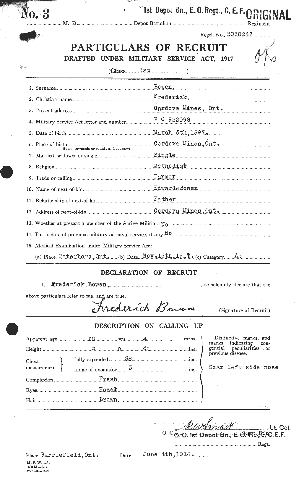 Personnel Records of the First World War - CEF 255390a
