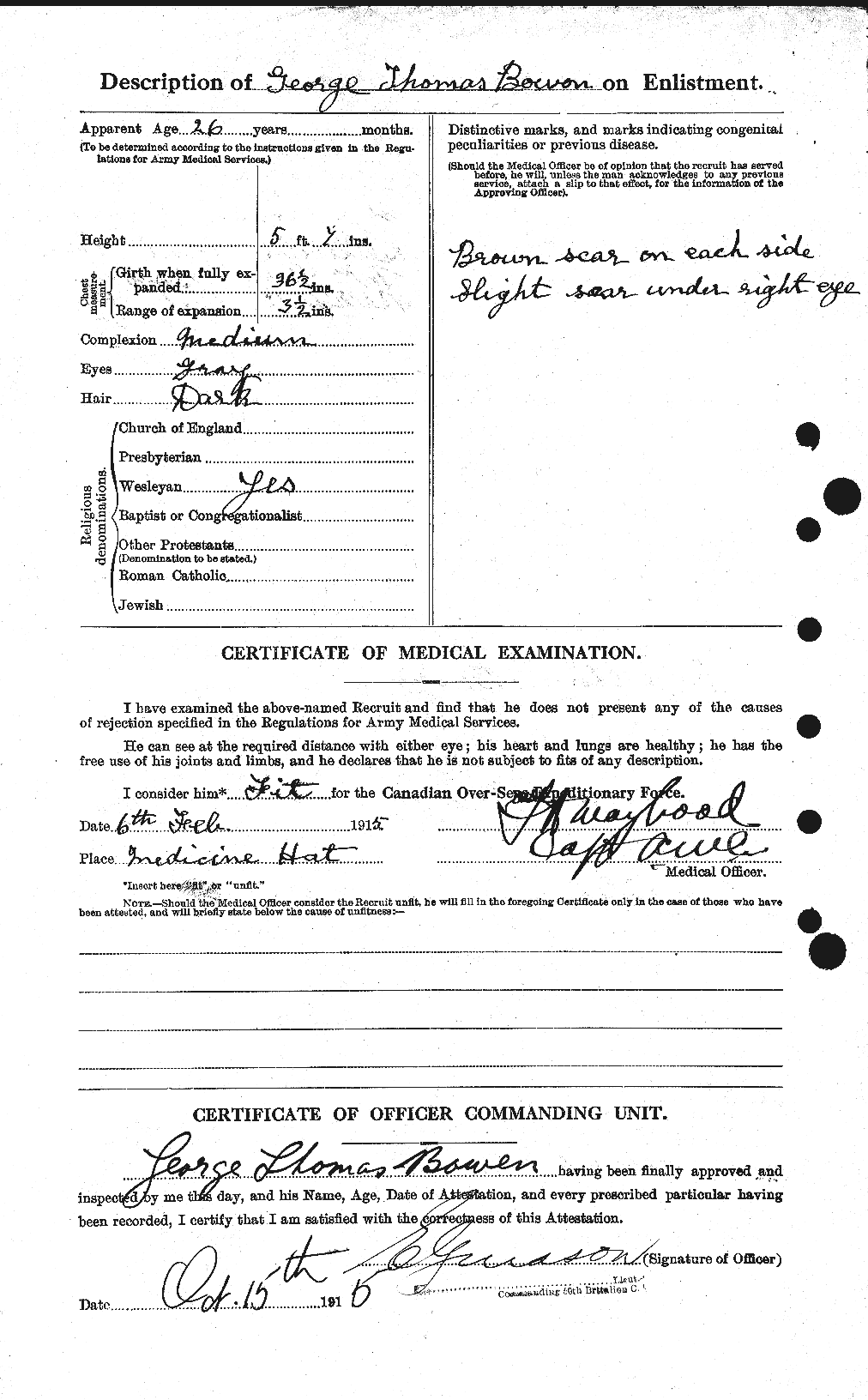 Personnel Records of the First World War - CEF 255403b