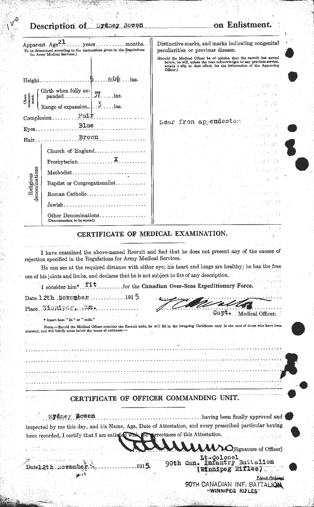 Personnel Records of the First World War - CEF 255471b