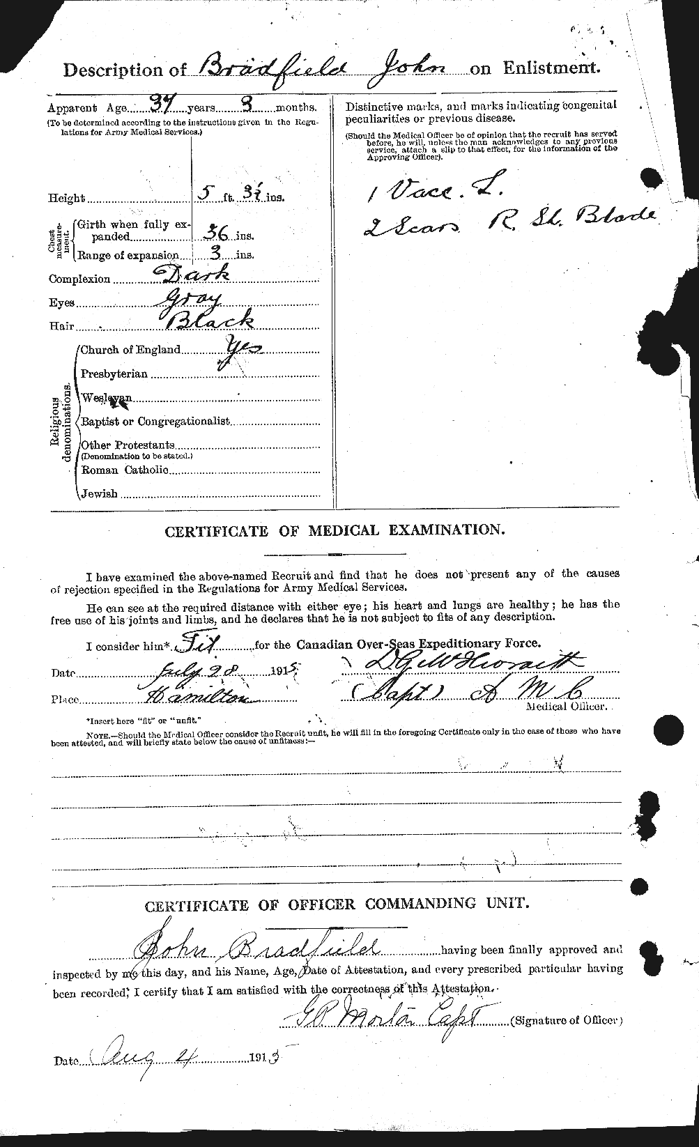 Personnel Records of the First World War - CEF 258599b