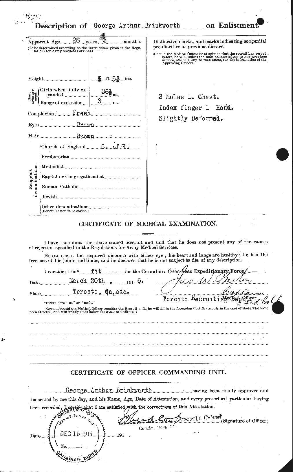 Personnel Records of the First World War - CEF 259388b