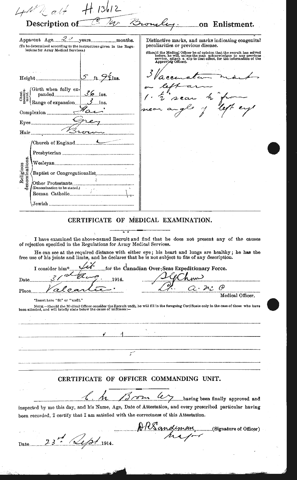 Personnel Records of the First World War - CEF 262156b