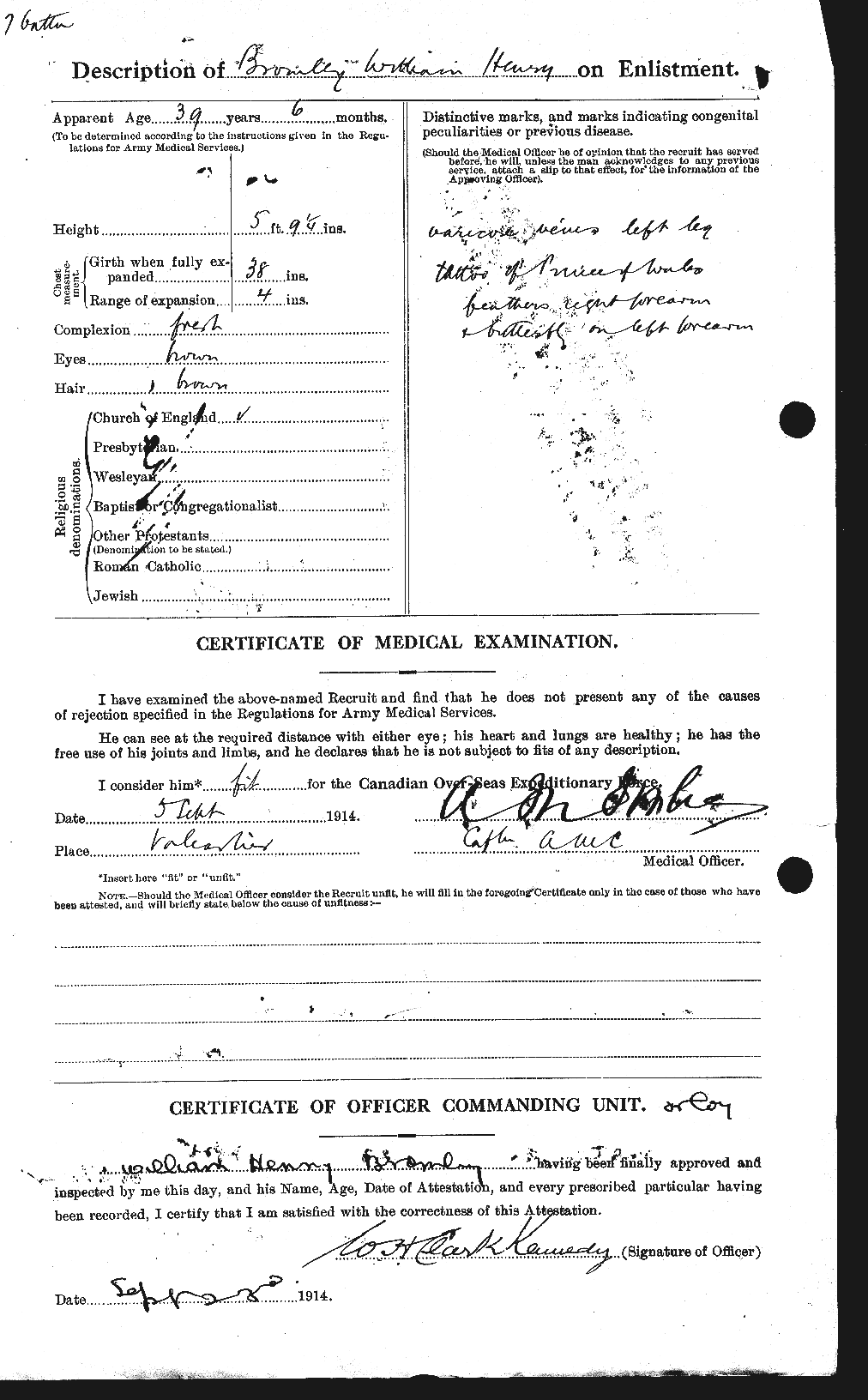Personnel Records of the First World War - CEF 262191b