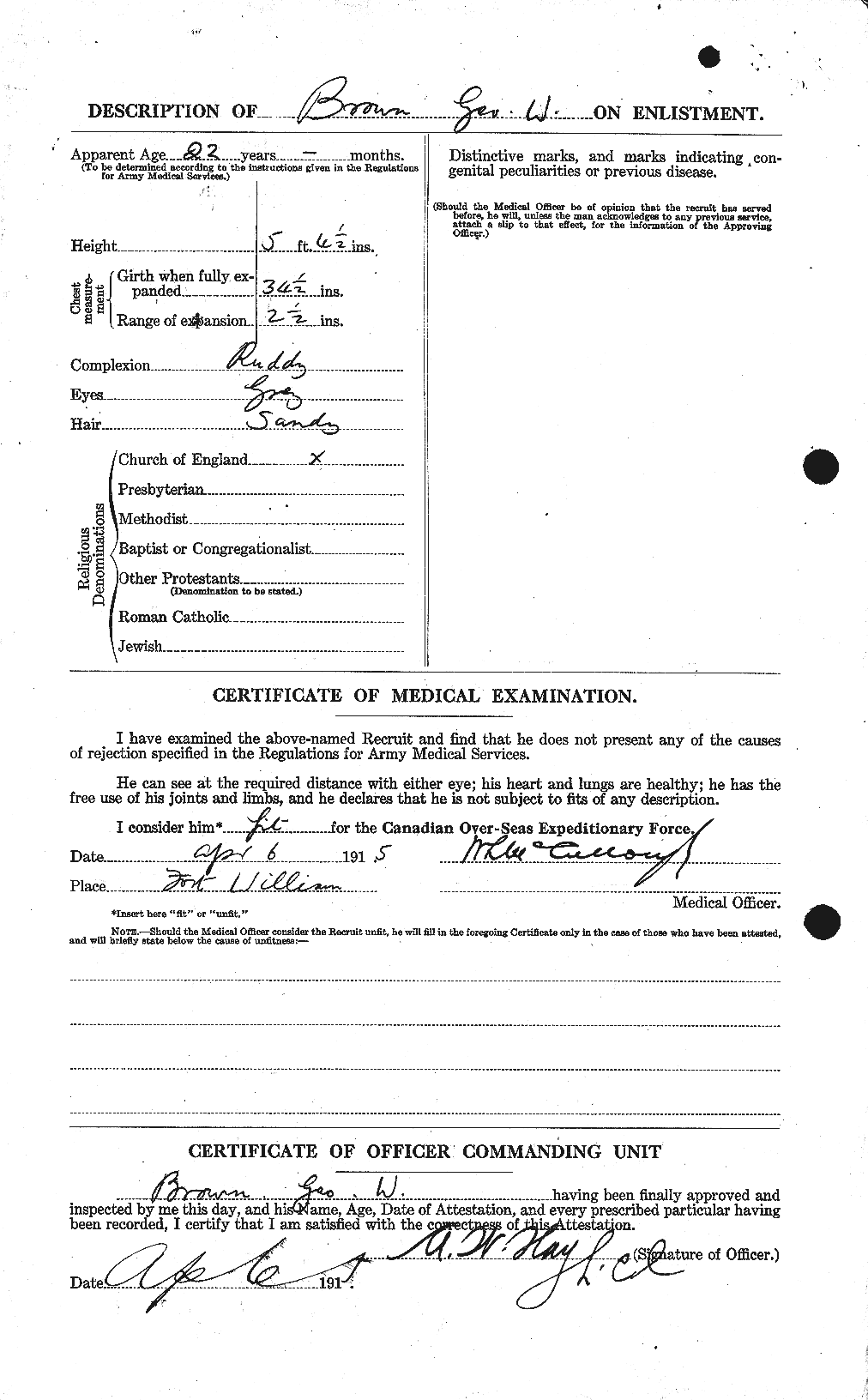Personnel Records of the First World War - CEF 262584b