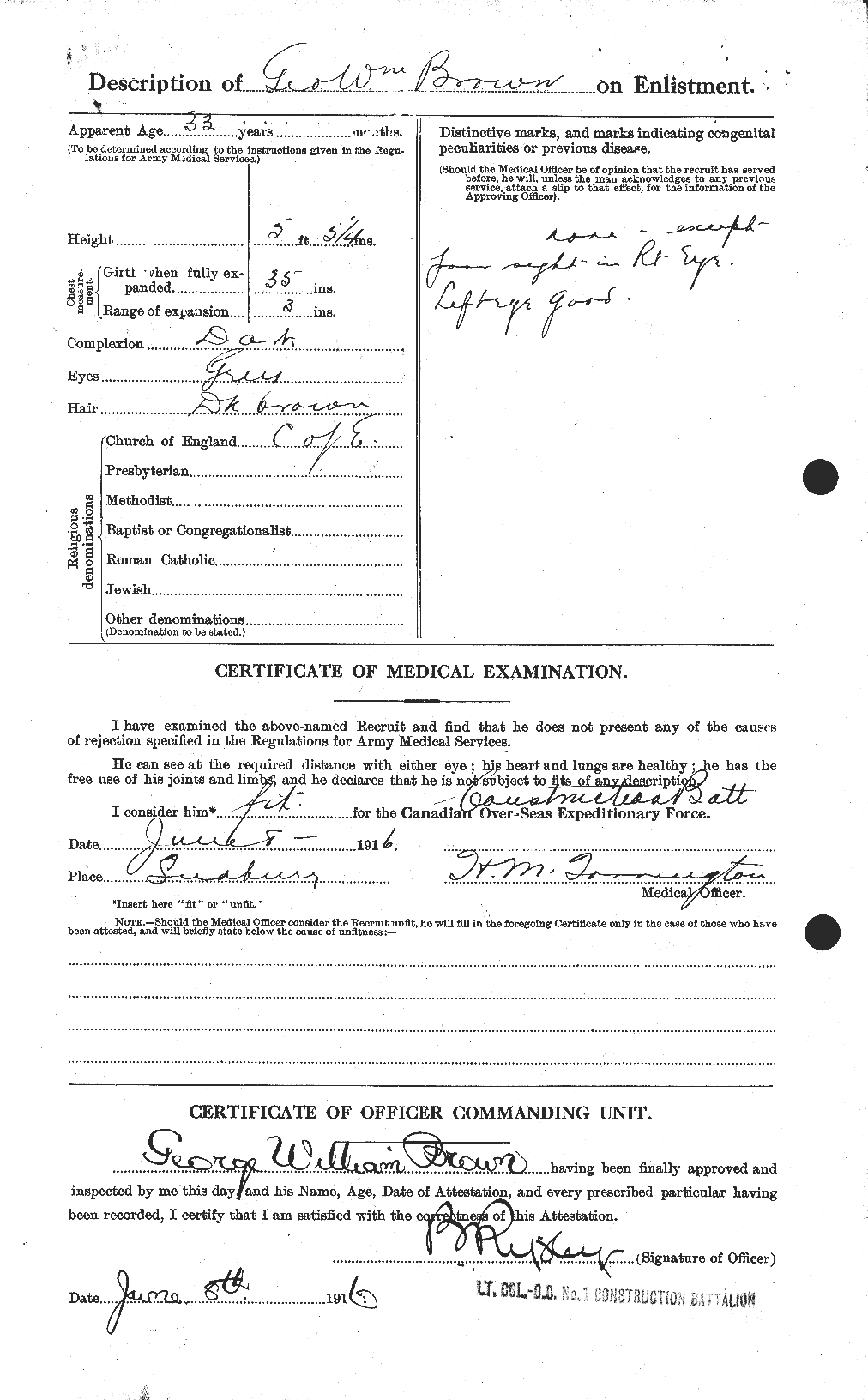 Personnel Records of the First World War - CEF 262597b