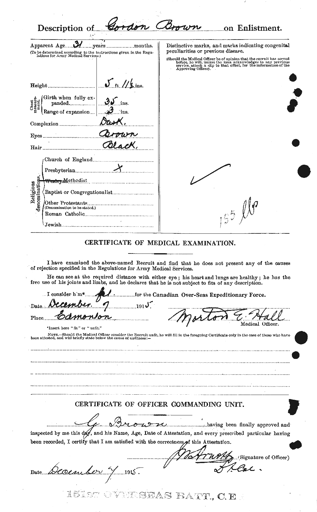 Personnel Records of the First World War - CEF 262623b